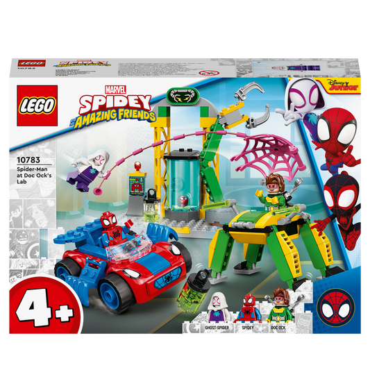 Spider-Man op Doc Ocks Lab-LEGO Spiderman