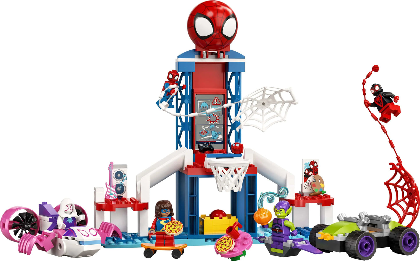 Spider-Man Webuitvalsbasis Ontmoeting-LEGO Spiderman