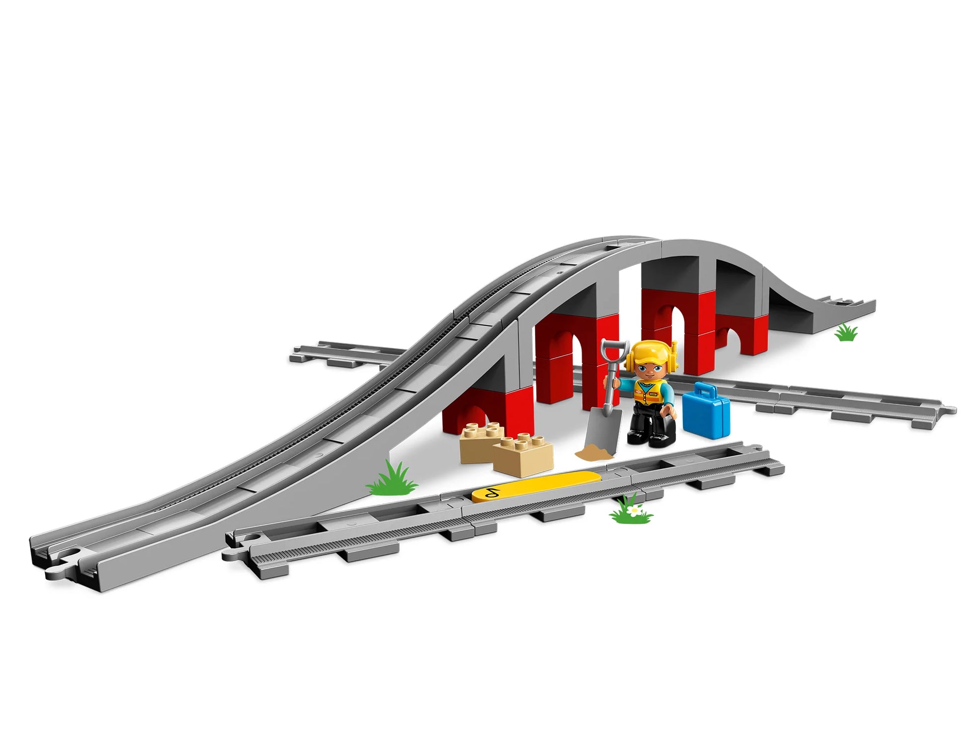 Lego train top bridge set