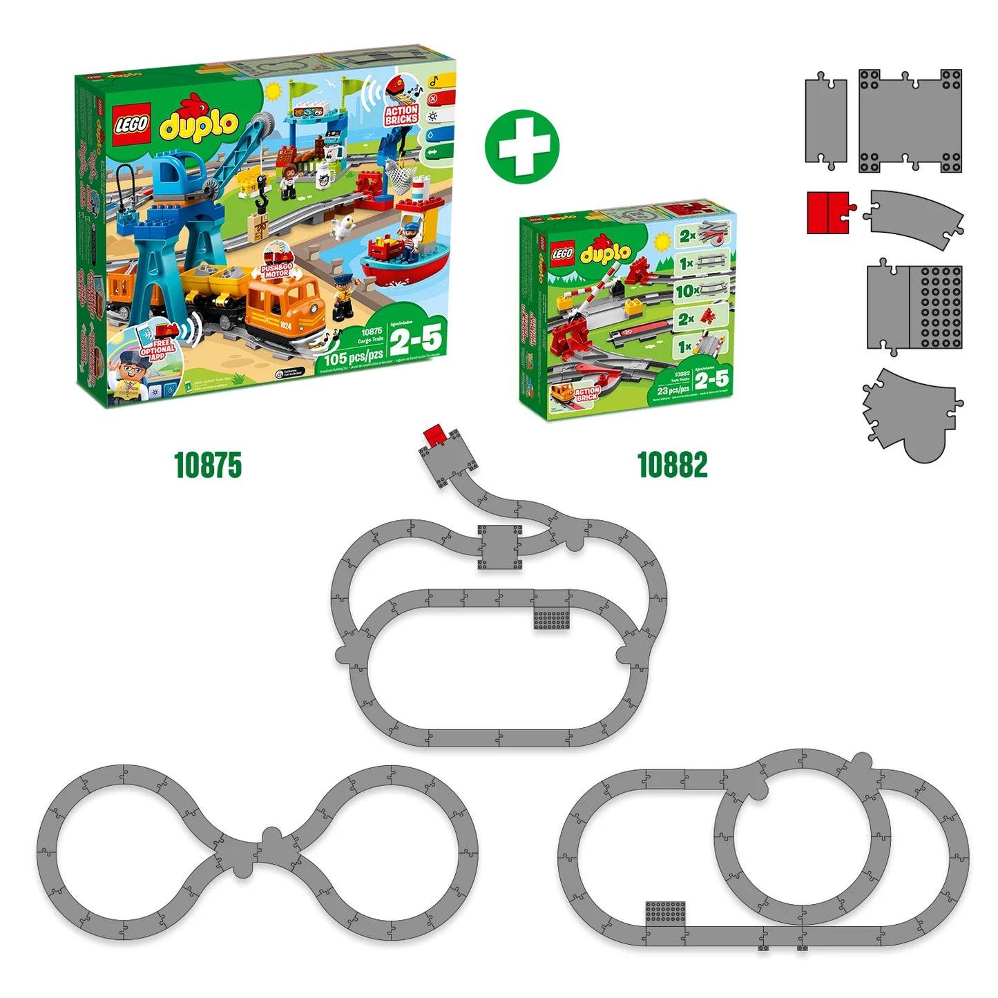 Treinrails-LEGO Duplo