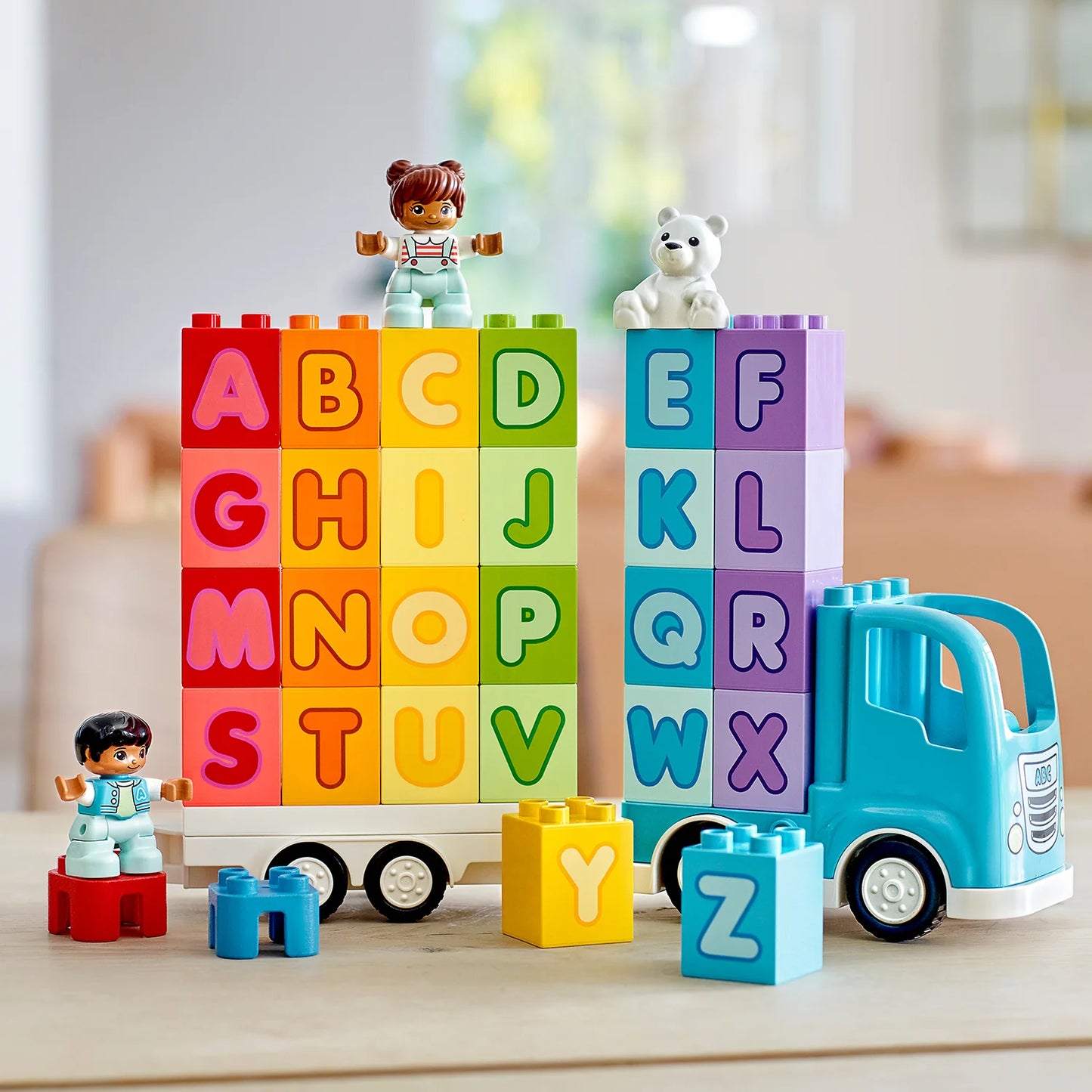 Alfabet vrachtwagen-LEGO Duplo