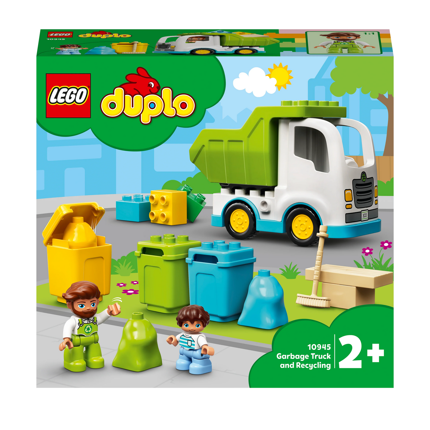 Vuilniswagen en recycling-LEGO Duplo