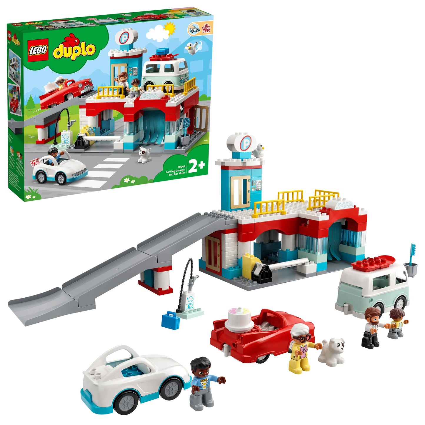 Parkeergarage en wasstraat-LEGO Duplo