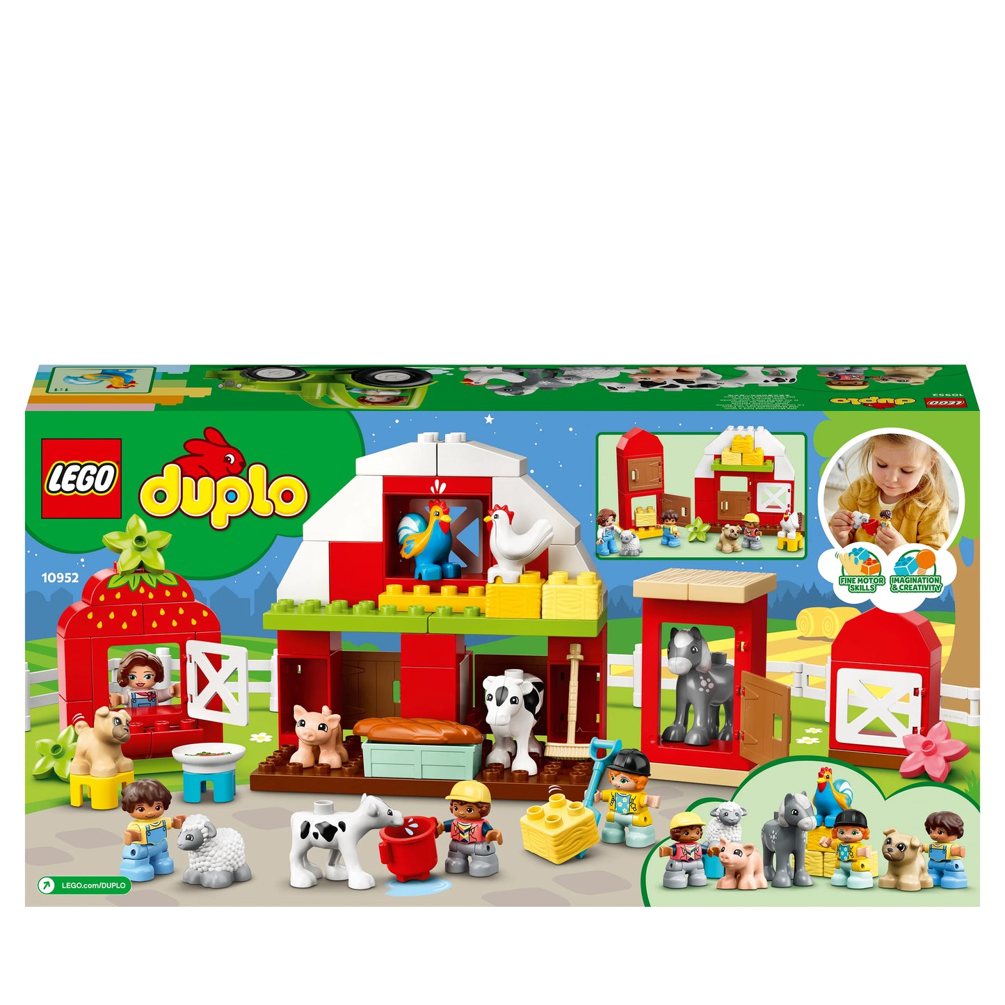Barn, Tractor &amp; Farm Animal Care - LEGO Duplo