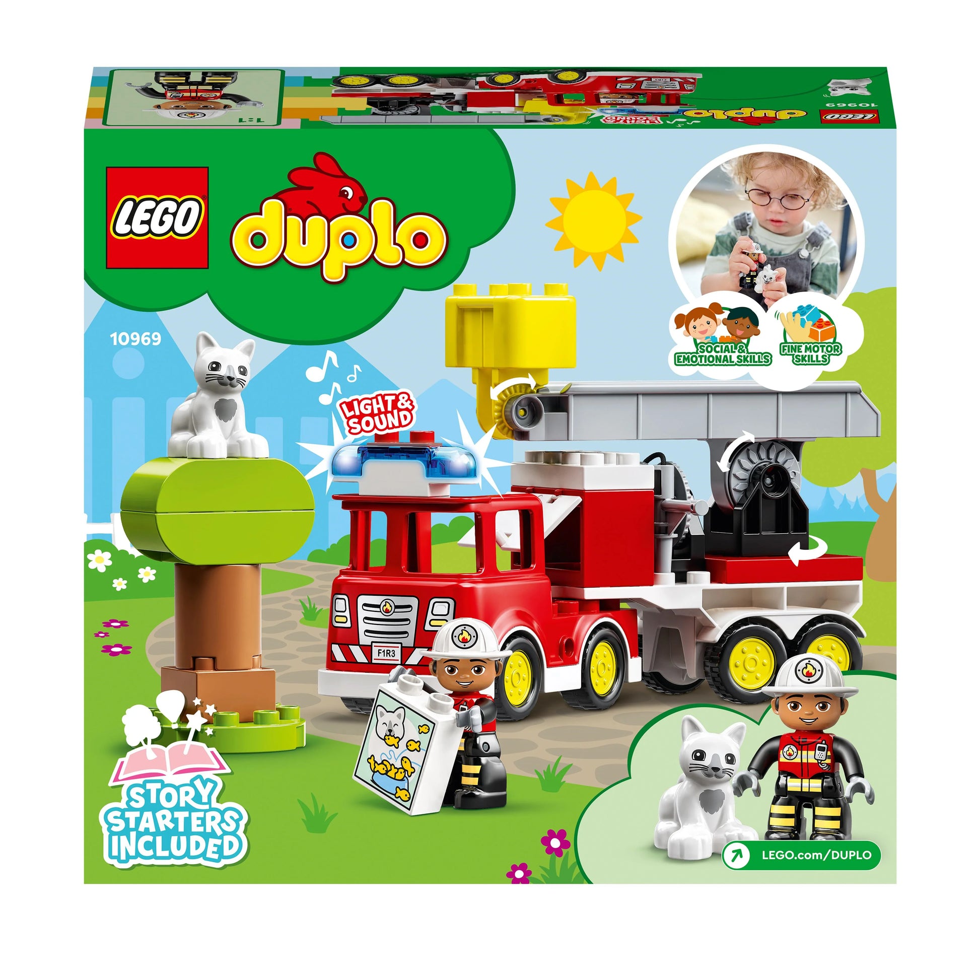 Lego duplo town online fire truck