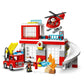 Fire Station &amp; Helicopter - LEGO Duplo