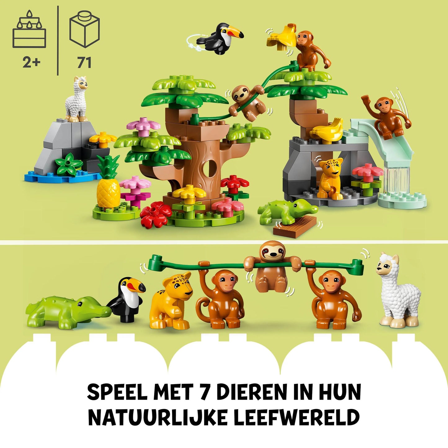 Wilde dieren van Zuid-Amerika-LEGO Duplo