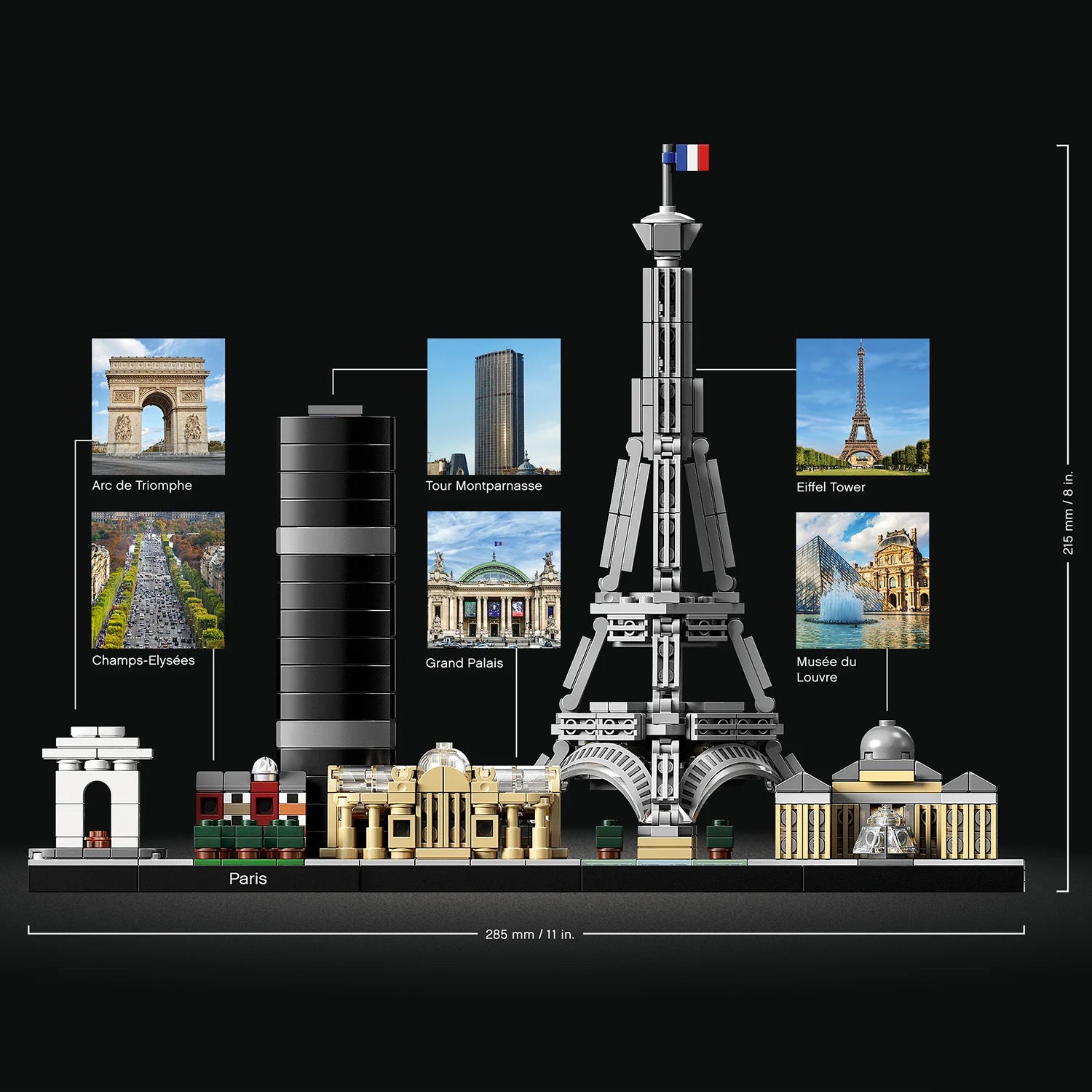 21044 LEGO Architecture Paris Skyline Model 649 Pieces Age 12+ New Release  2019