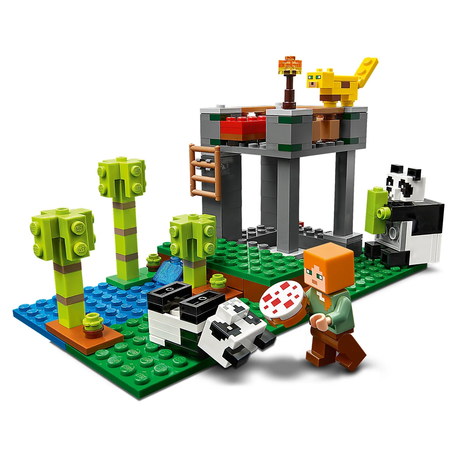 Panda enclosure - Minecraft build