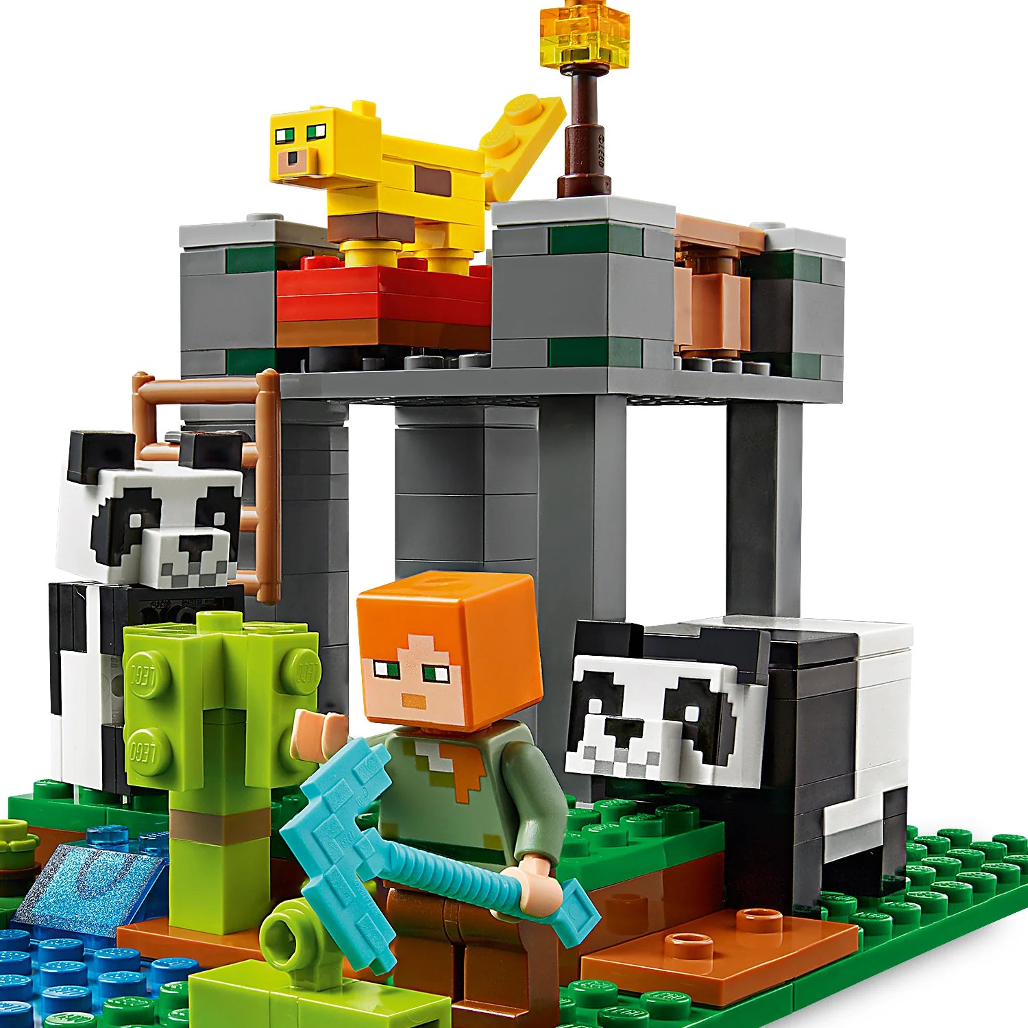 Minecraft: The panda enclosure Minecraft-LEGO Minecraft – Brugs