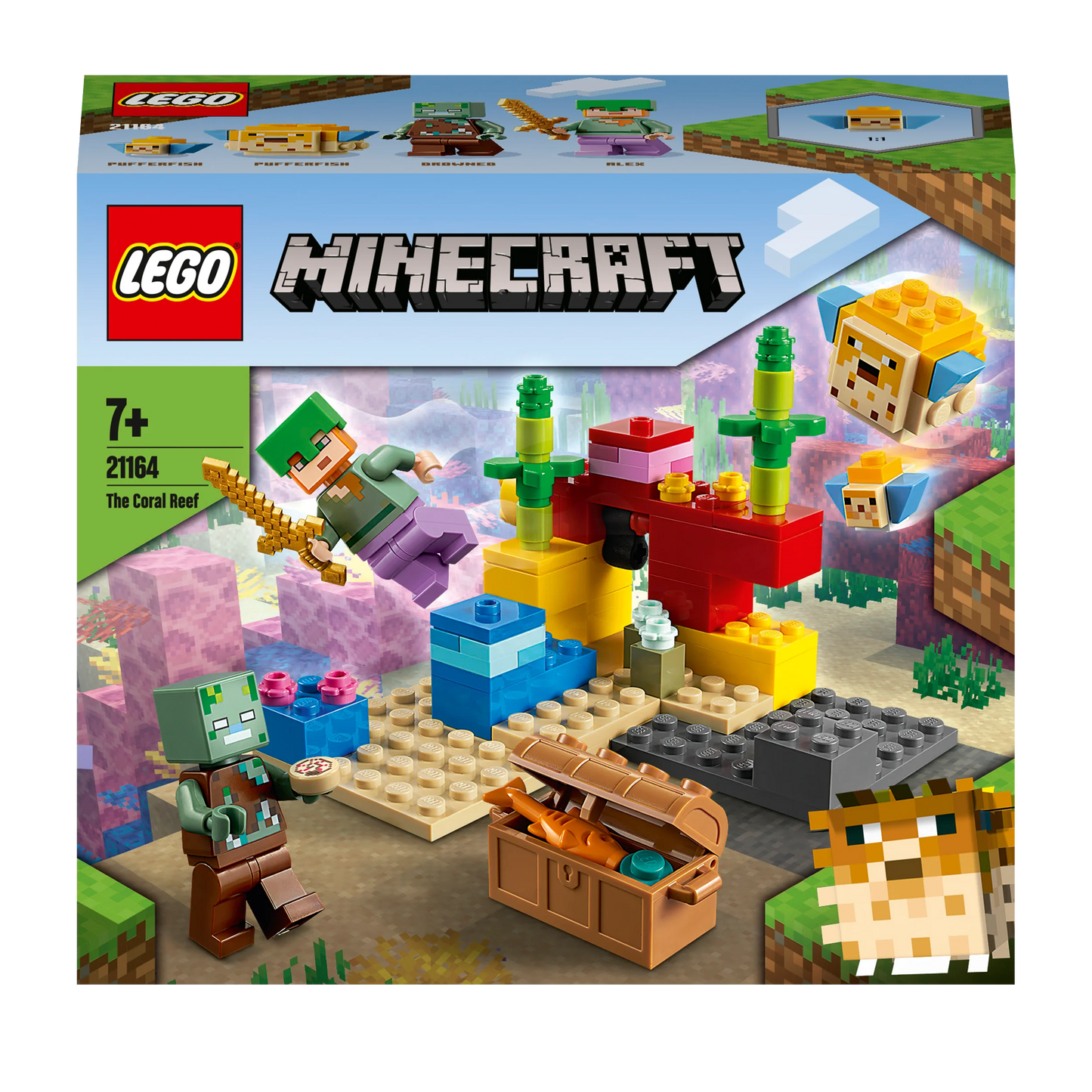 Het Koraalrif-LEGO Minecraft