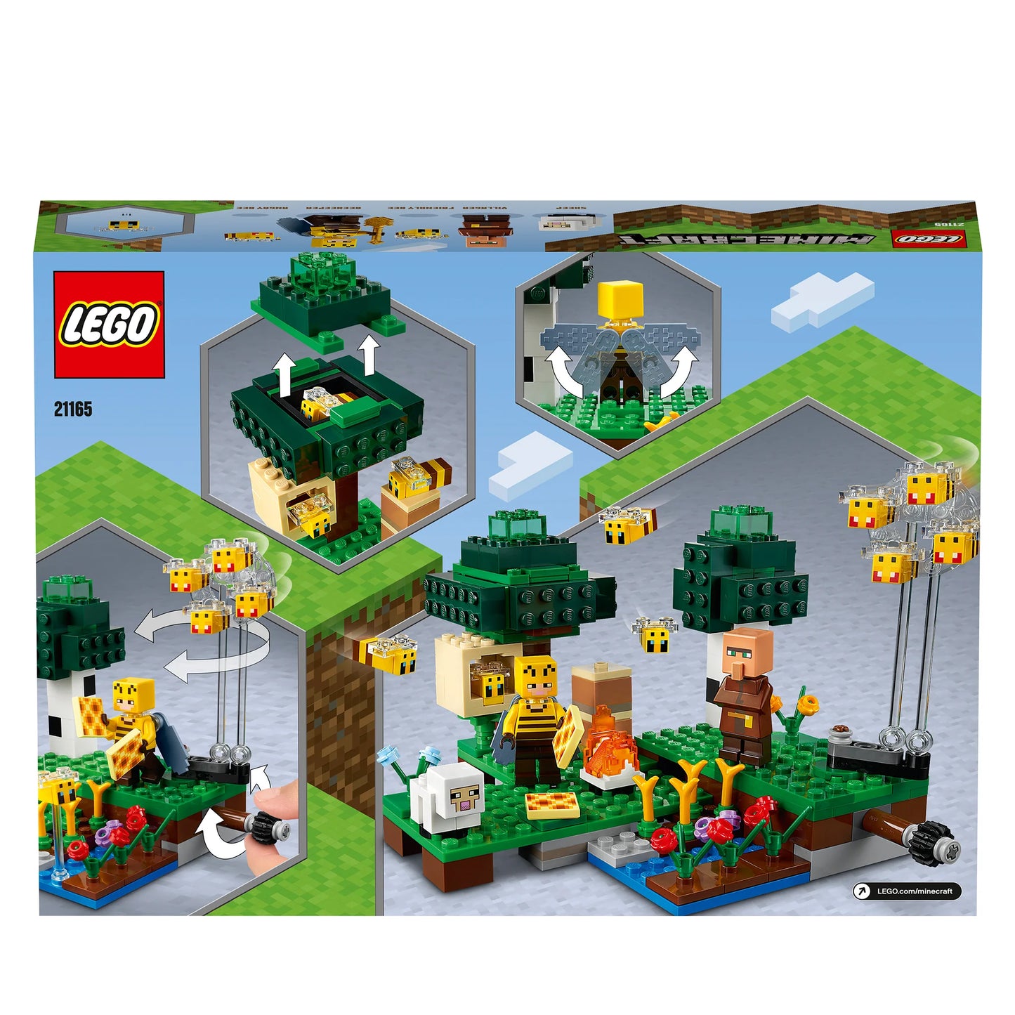 De bijenhouderij-LEGO Minecraft