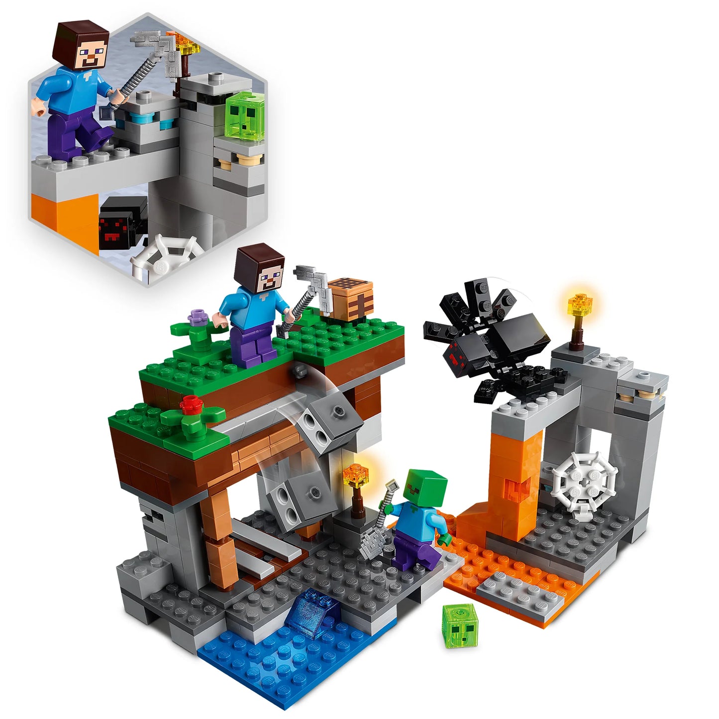 The Abandoned Mine-LEGO Minecraft