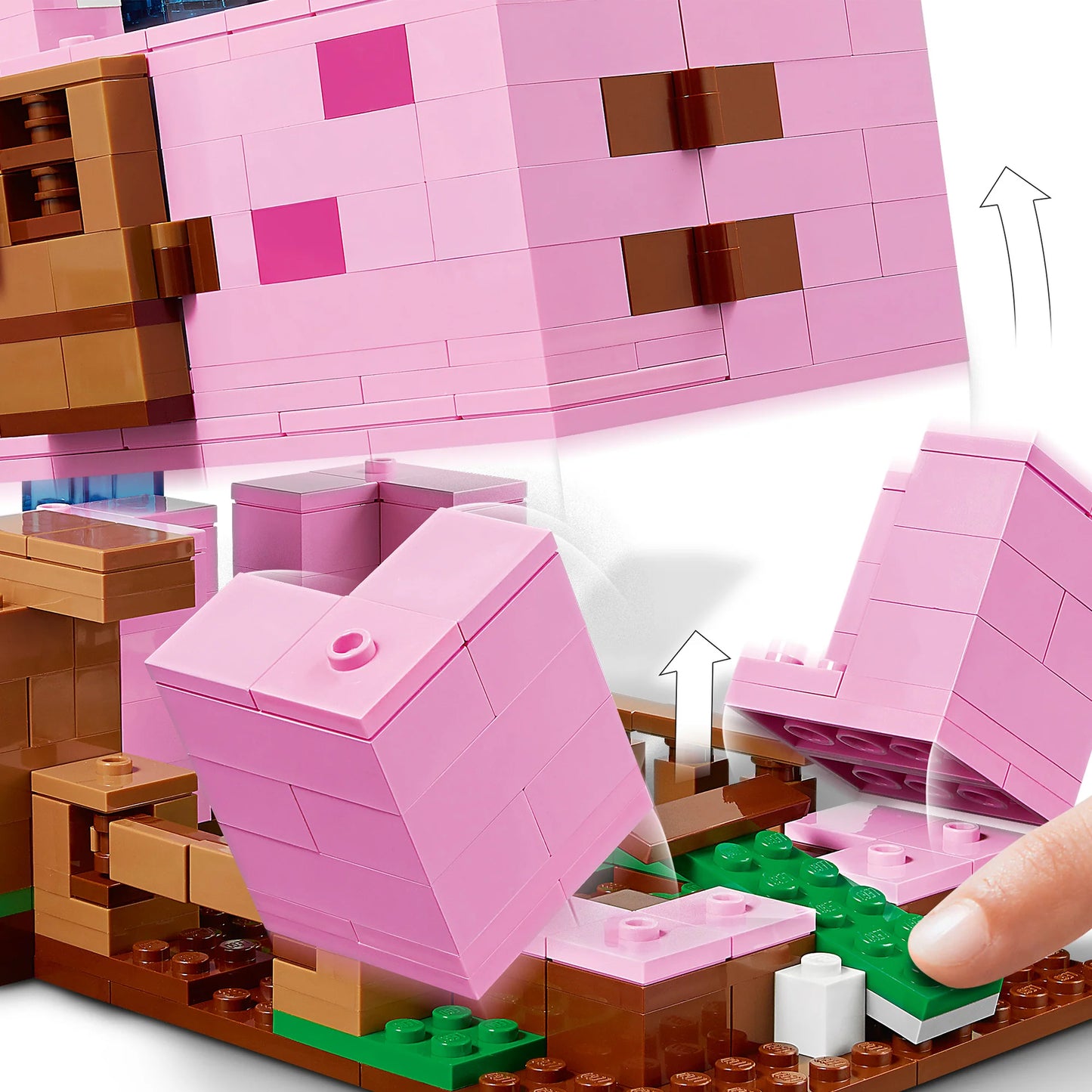 Het Varkenshuis-LEGO Minecraft