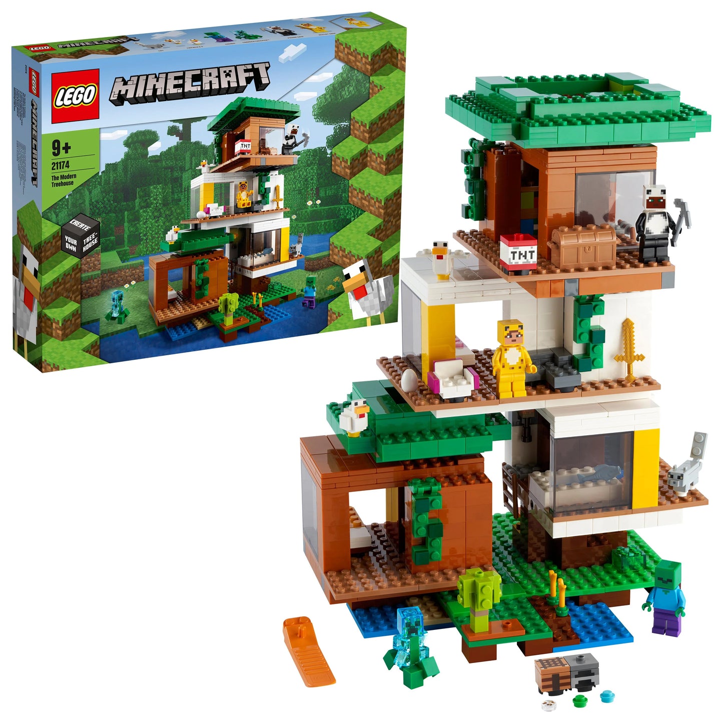 The modern treehouse LEGO Minecraft