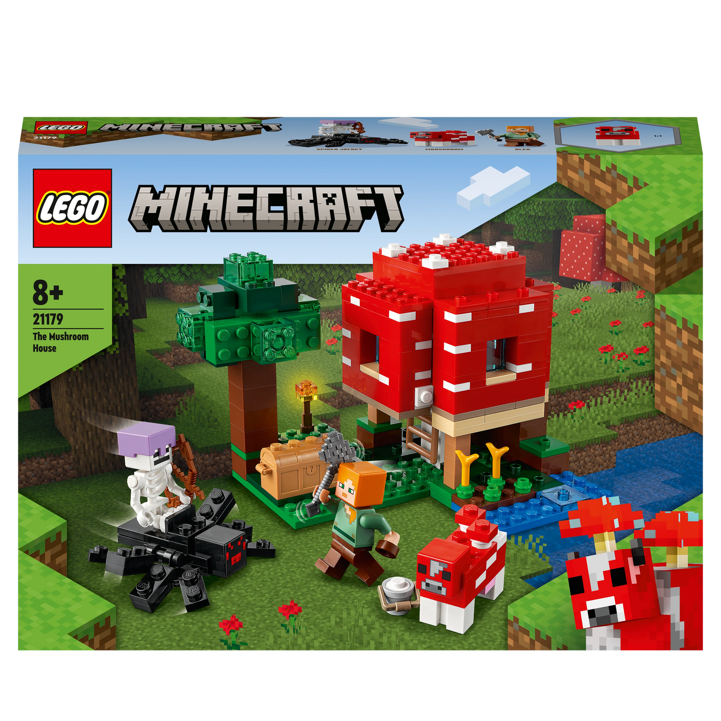 Het Paddenstoelenhuis-LEGO Minecraft