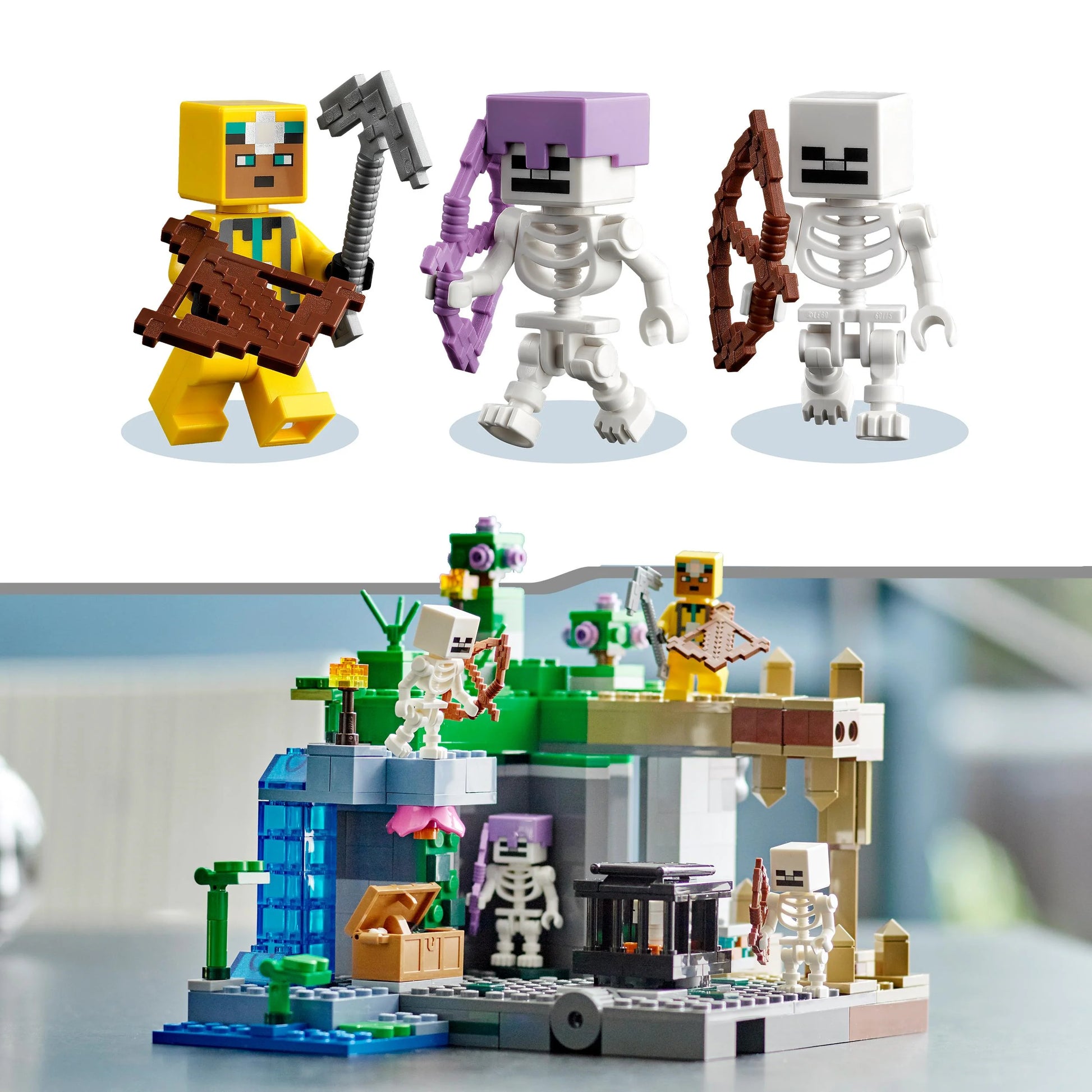 Lego minecraft top skeleton set