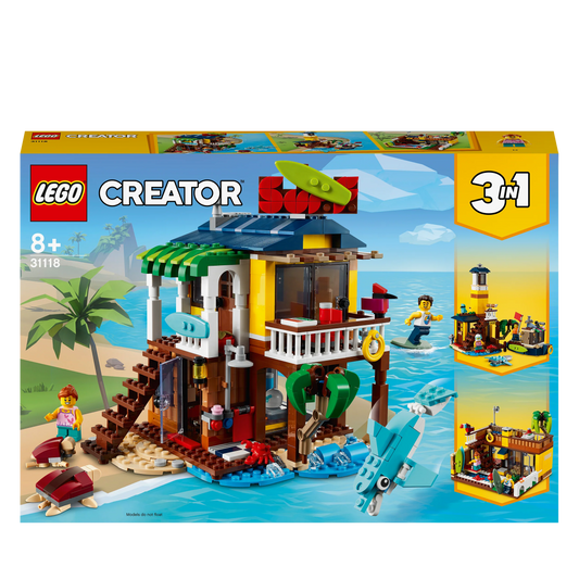 Surfer Beach House-LEGO Creator