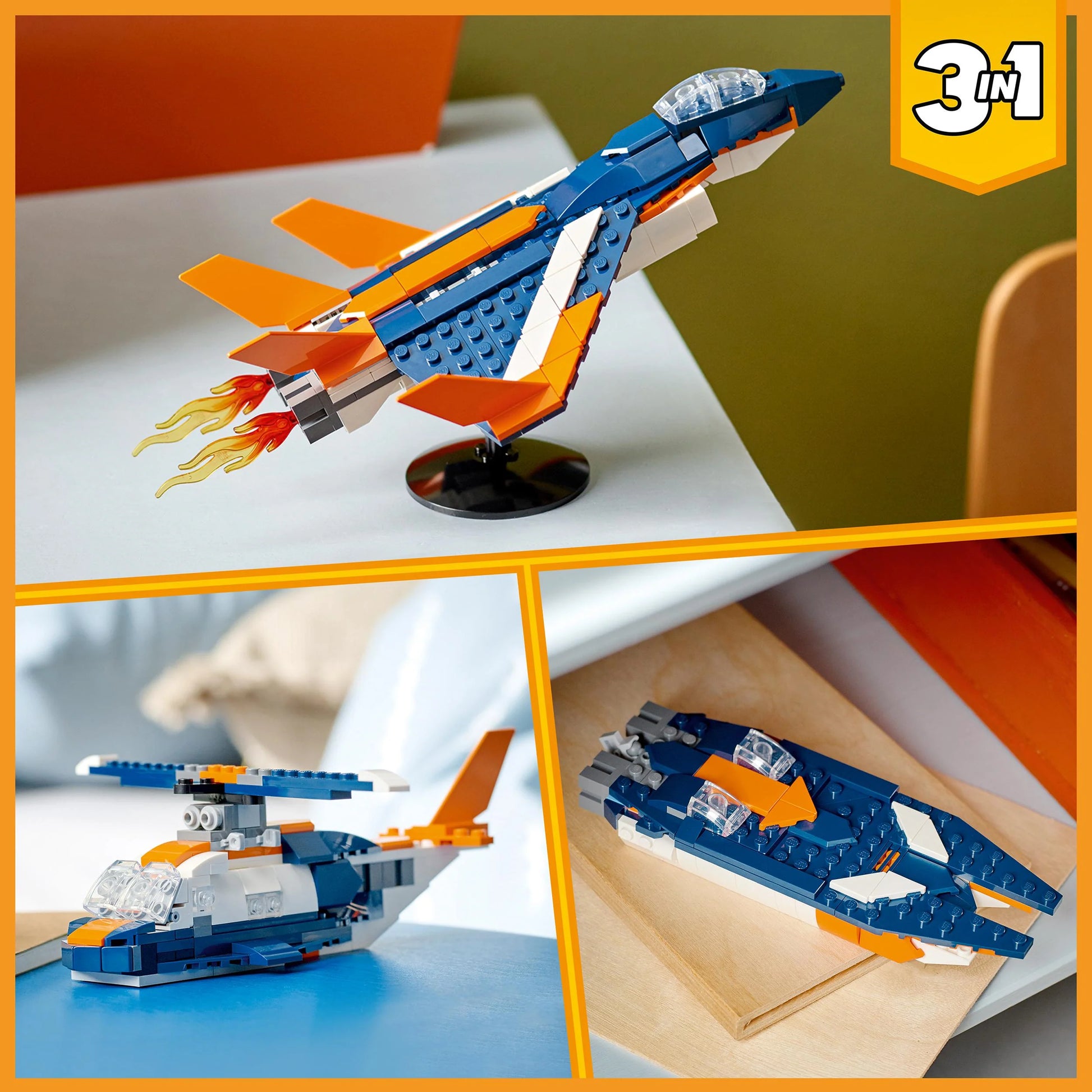 Lego top creator airplane