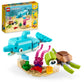 Dolfijn en schildpad-LEGO Creator