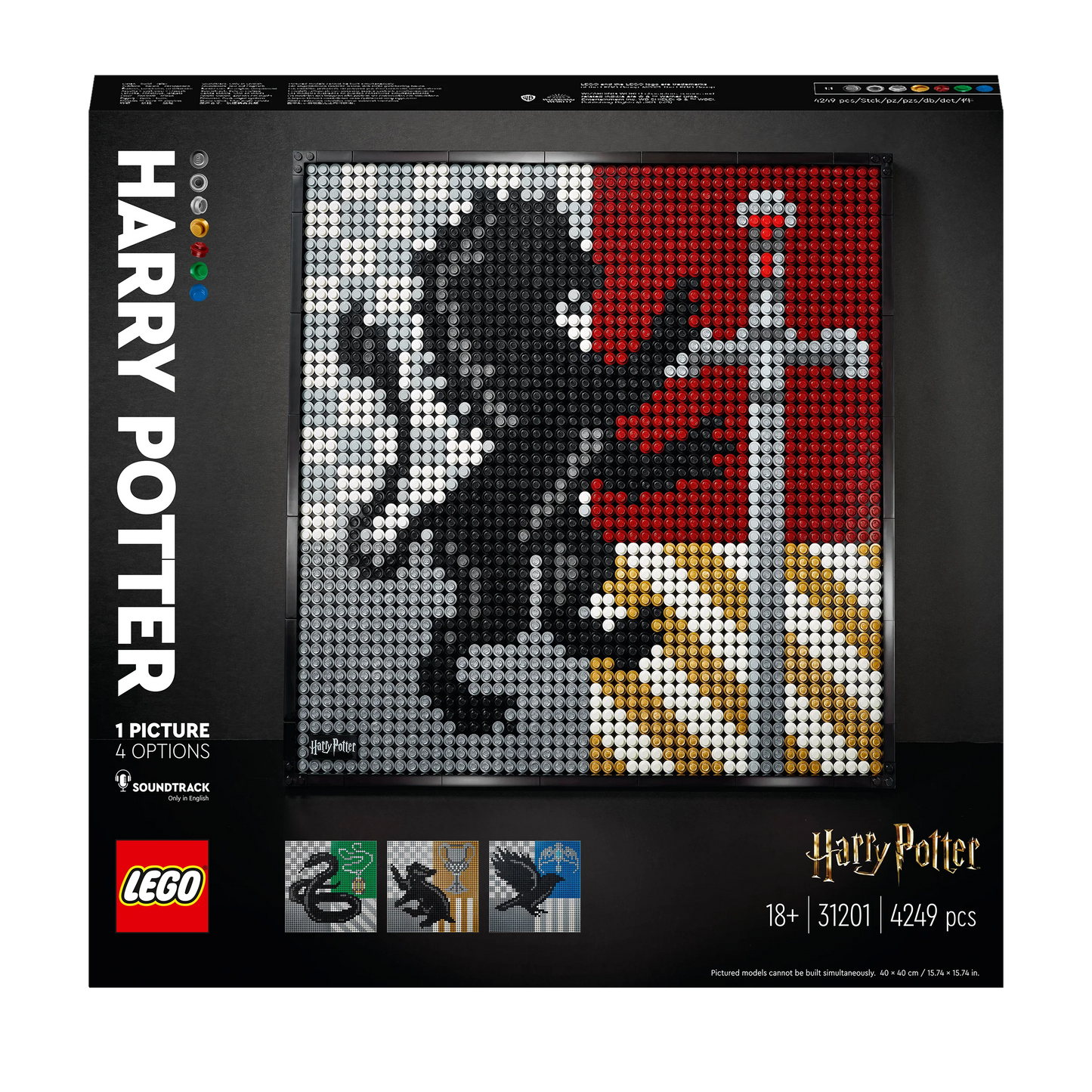 Harry Potter Hogwarts Crests-LEGO Art