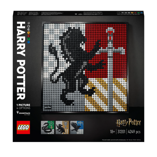Harry Potter Hogwarts Crests - LEGO Art