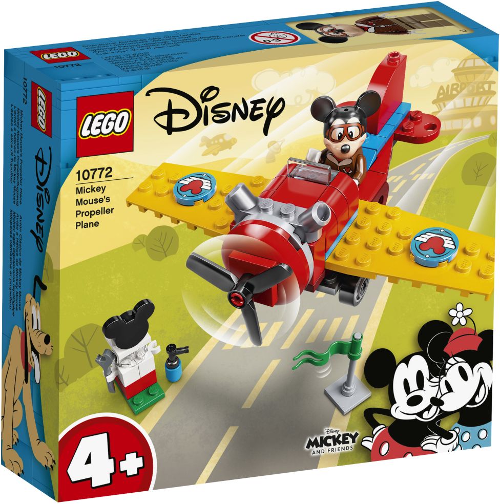 Mickey Mouse propellervliegtuig