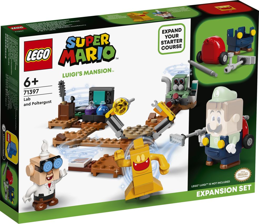 Uitbreidingsset: Luigi’s Mansion™ lab en Spookzuiger-LEGO Super Mario