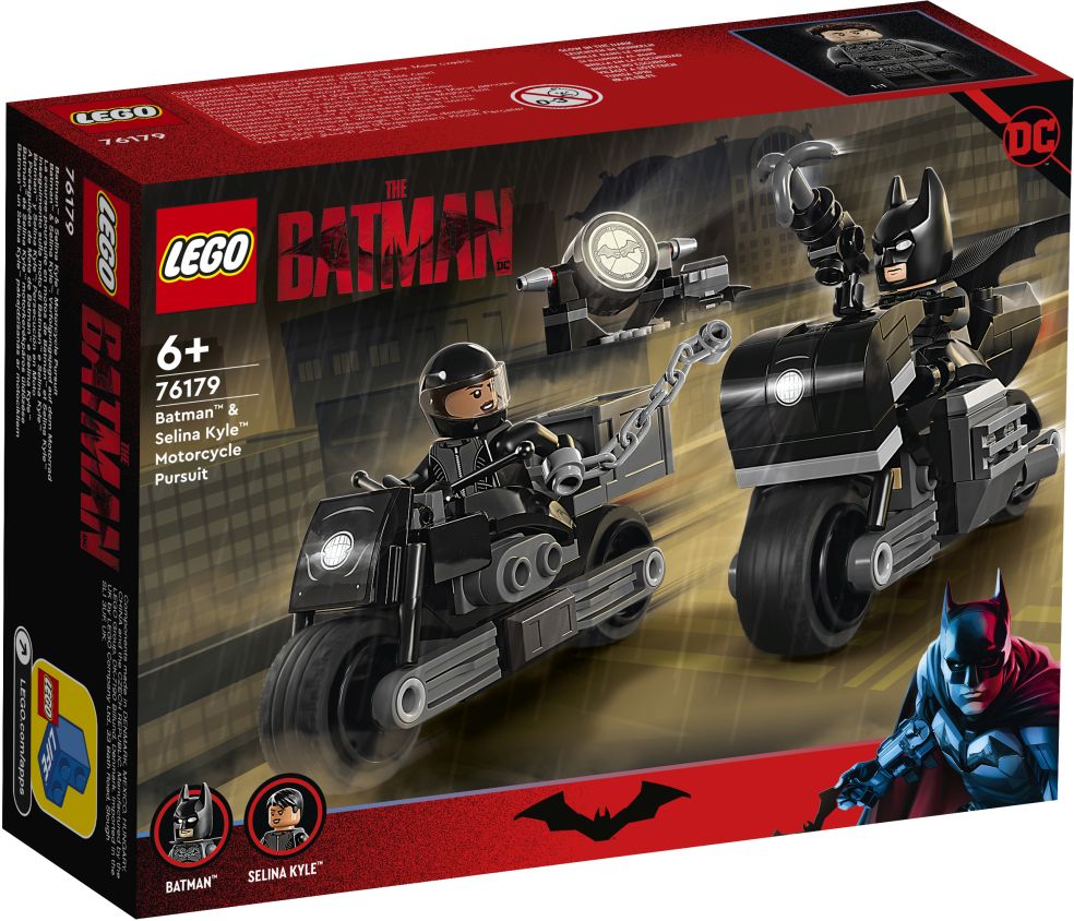 Batman &amp; Selina Kyle Motorcycle Chase -LEGO Batman