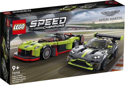 Aston Martin Valkyrie AMR Pro en Vantage GT3-LEGO Speed Champions