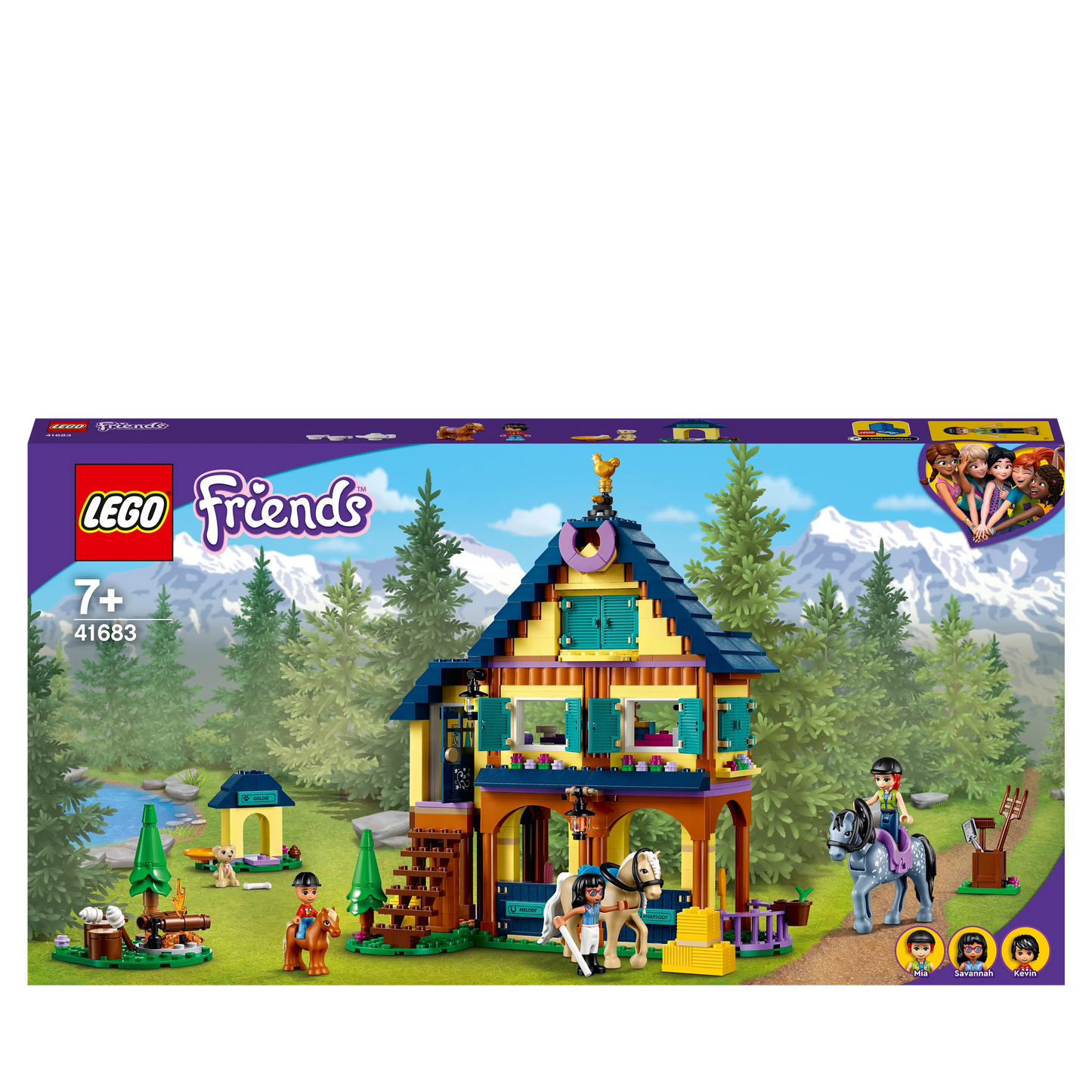 Paardrijbasis in het bos-LEGO Friends
