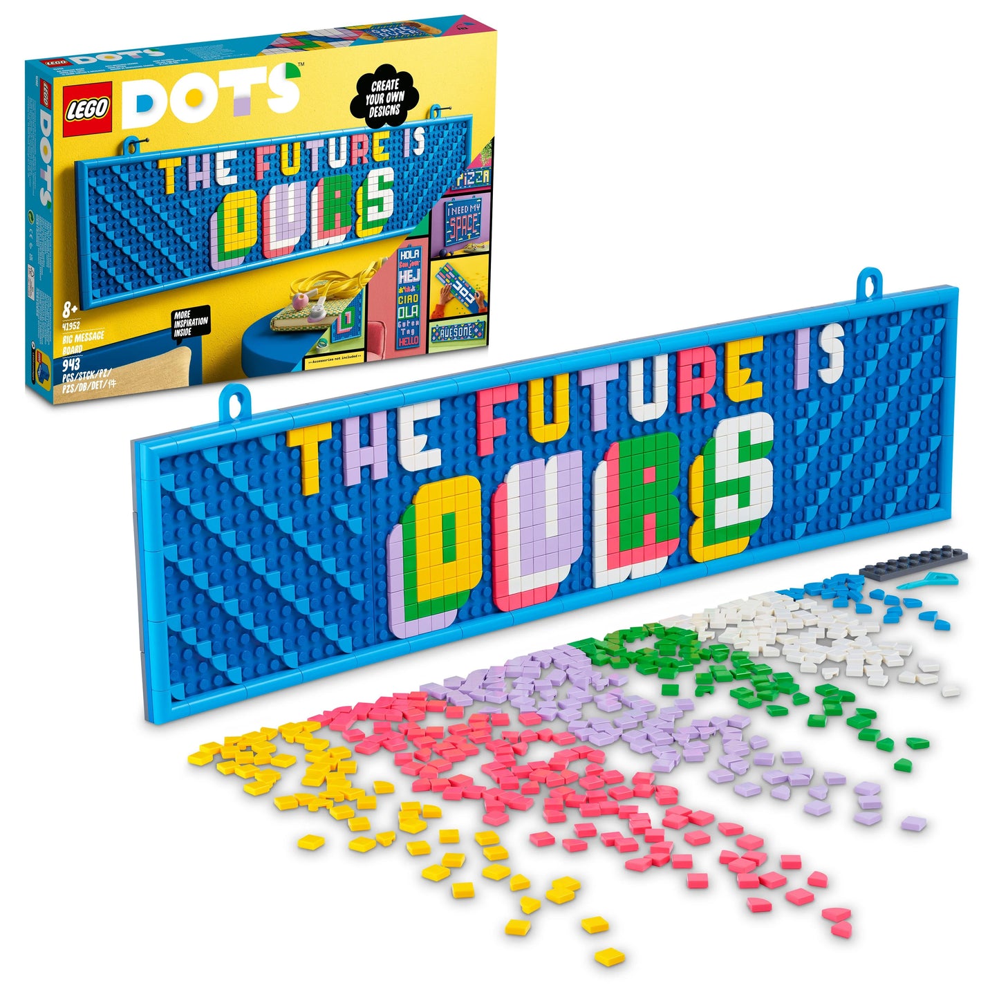 Groot notitiebord-LEGO Dots
