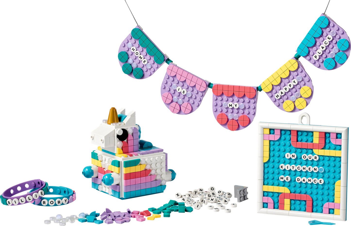 Eenhoorn creatieve gezinsset-LEGO Dots