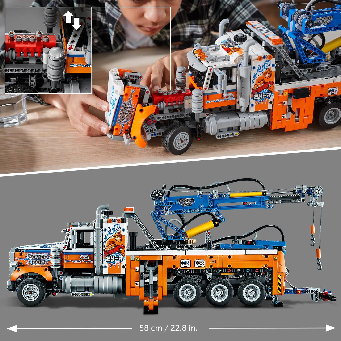 Robuuste sleepwagen-LEGO Technic