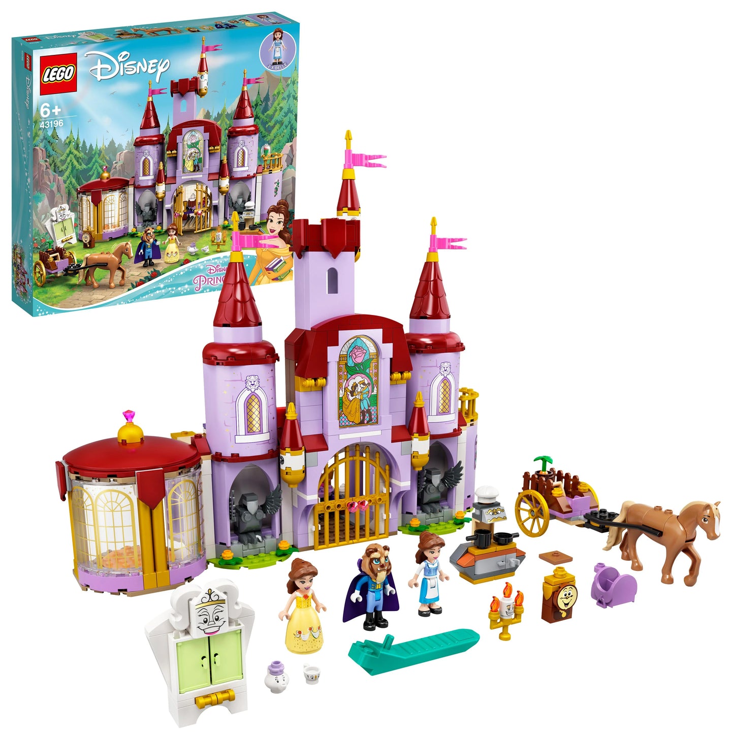 Belle en het Beest kasteel-LEGO Disney