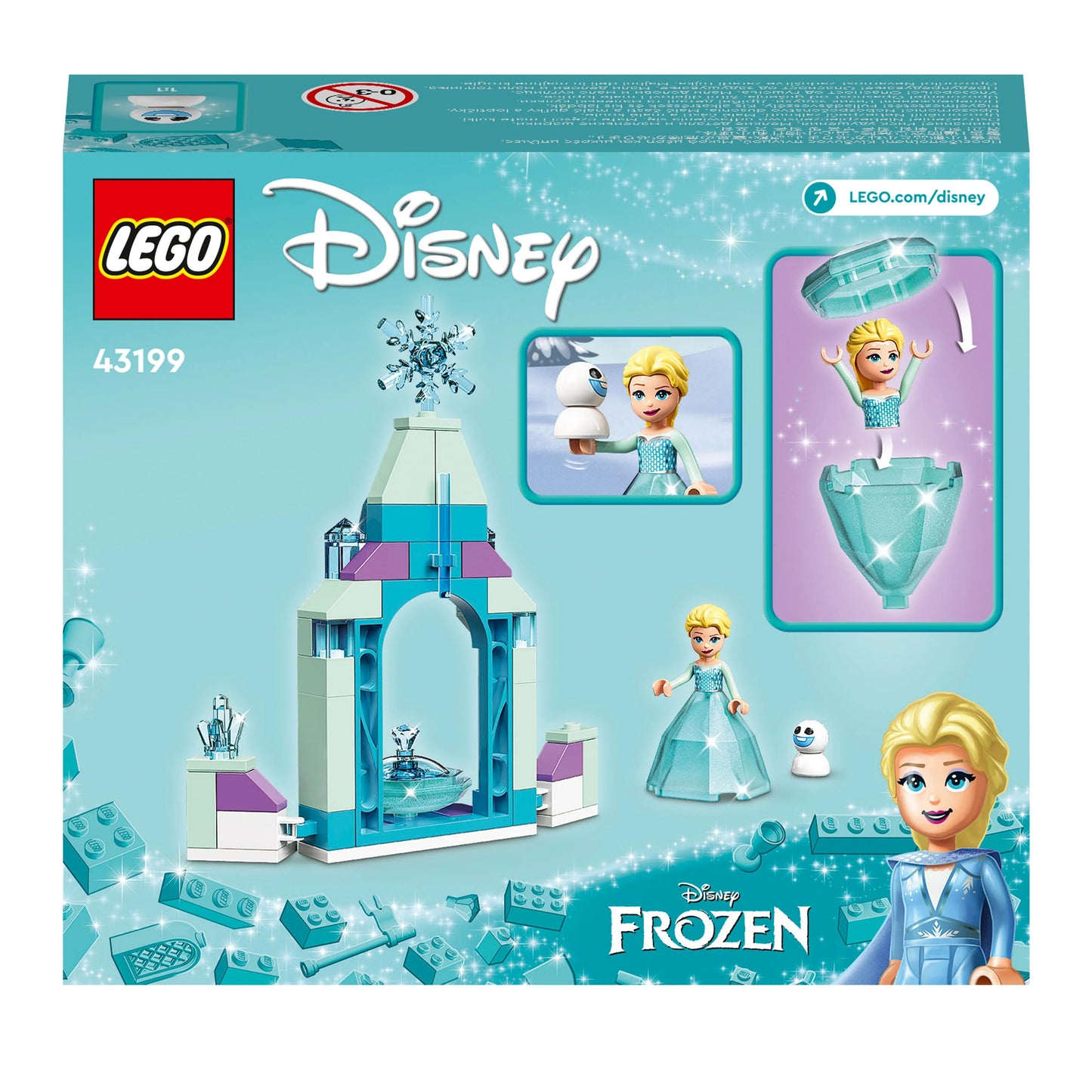Binnenplaats van Elsa's kasteel-LEGO Disney