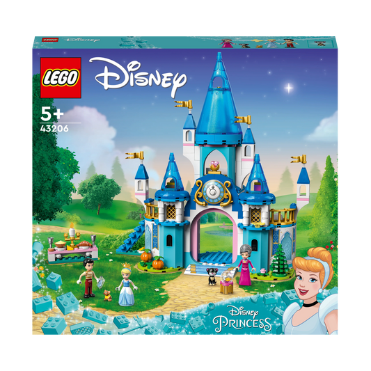 Cinderella's castle and the handsome prince - LEGO Disney