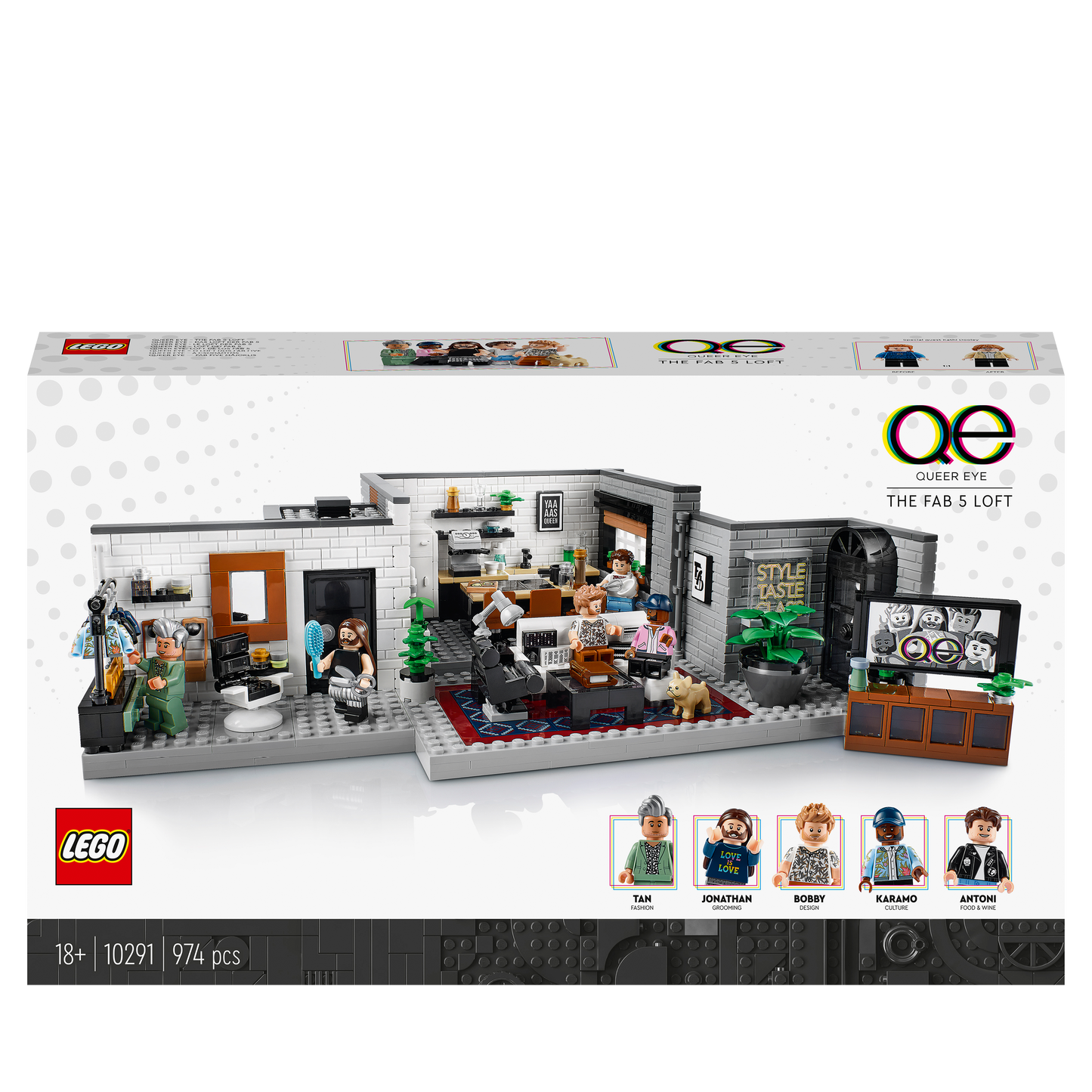 Queer Eye: De Fab 5 loft - LEGO Icons