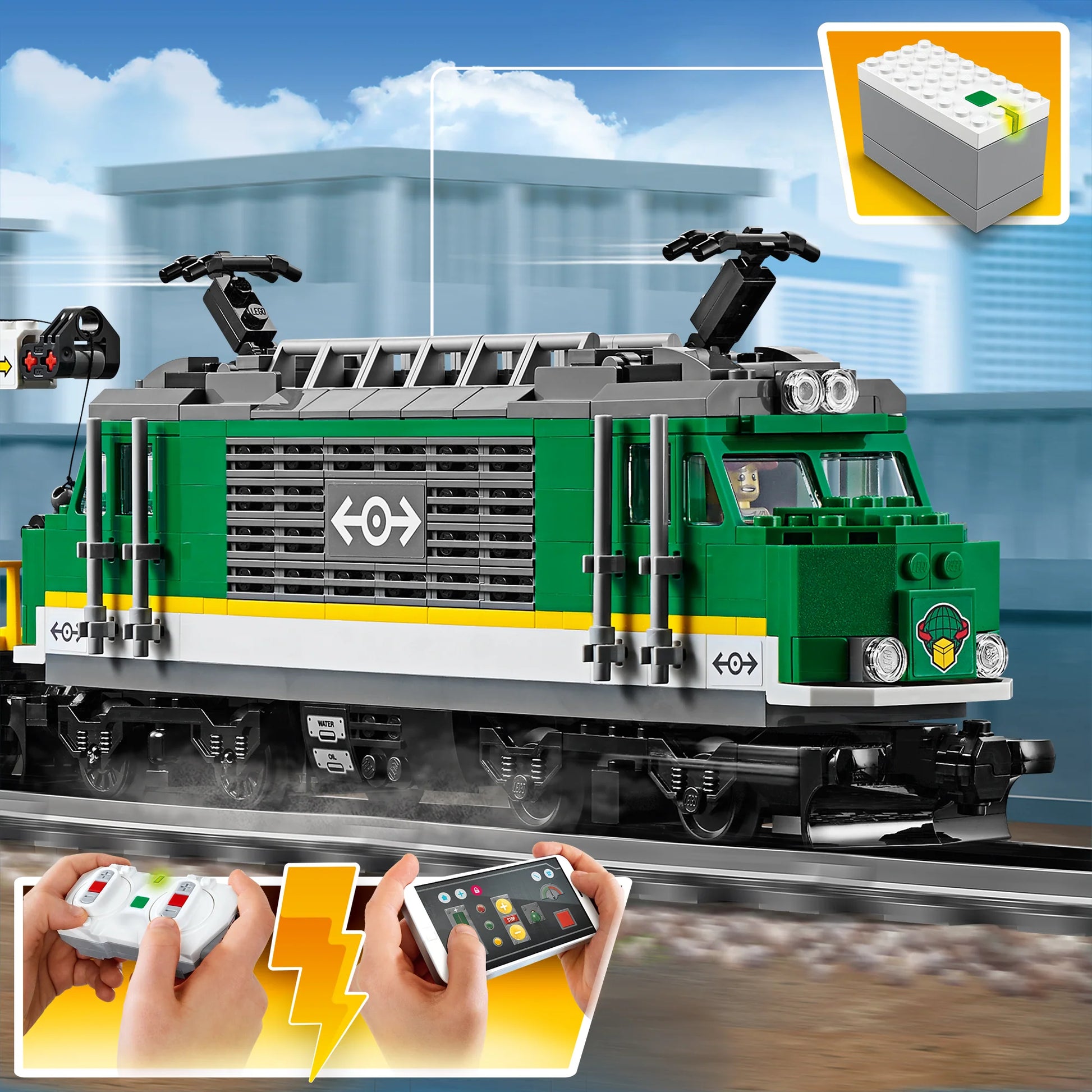 Cargo Train LEGO City Brugs Brickhouse