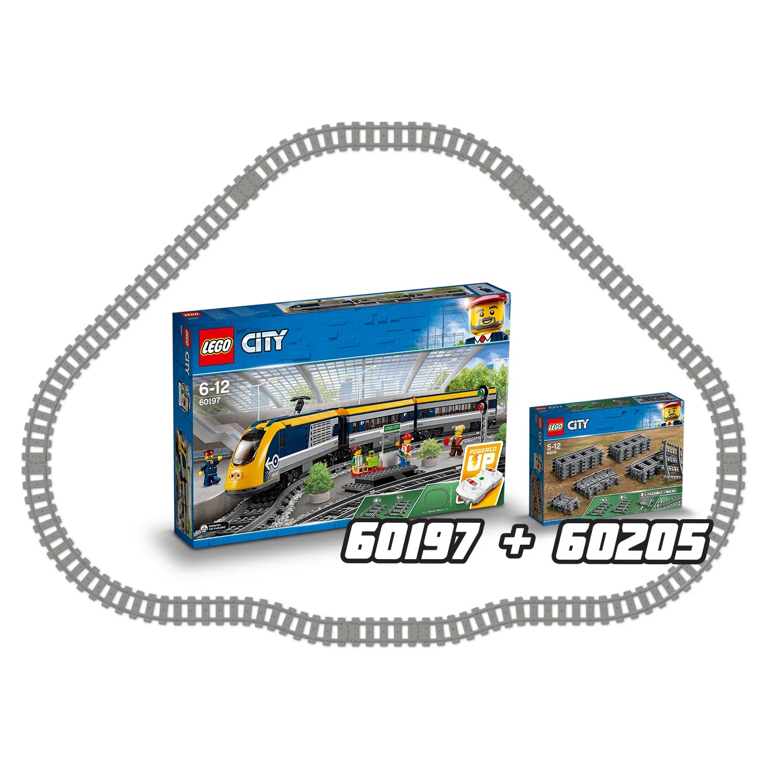 Lego train online track 7499