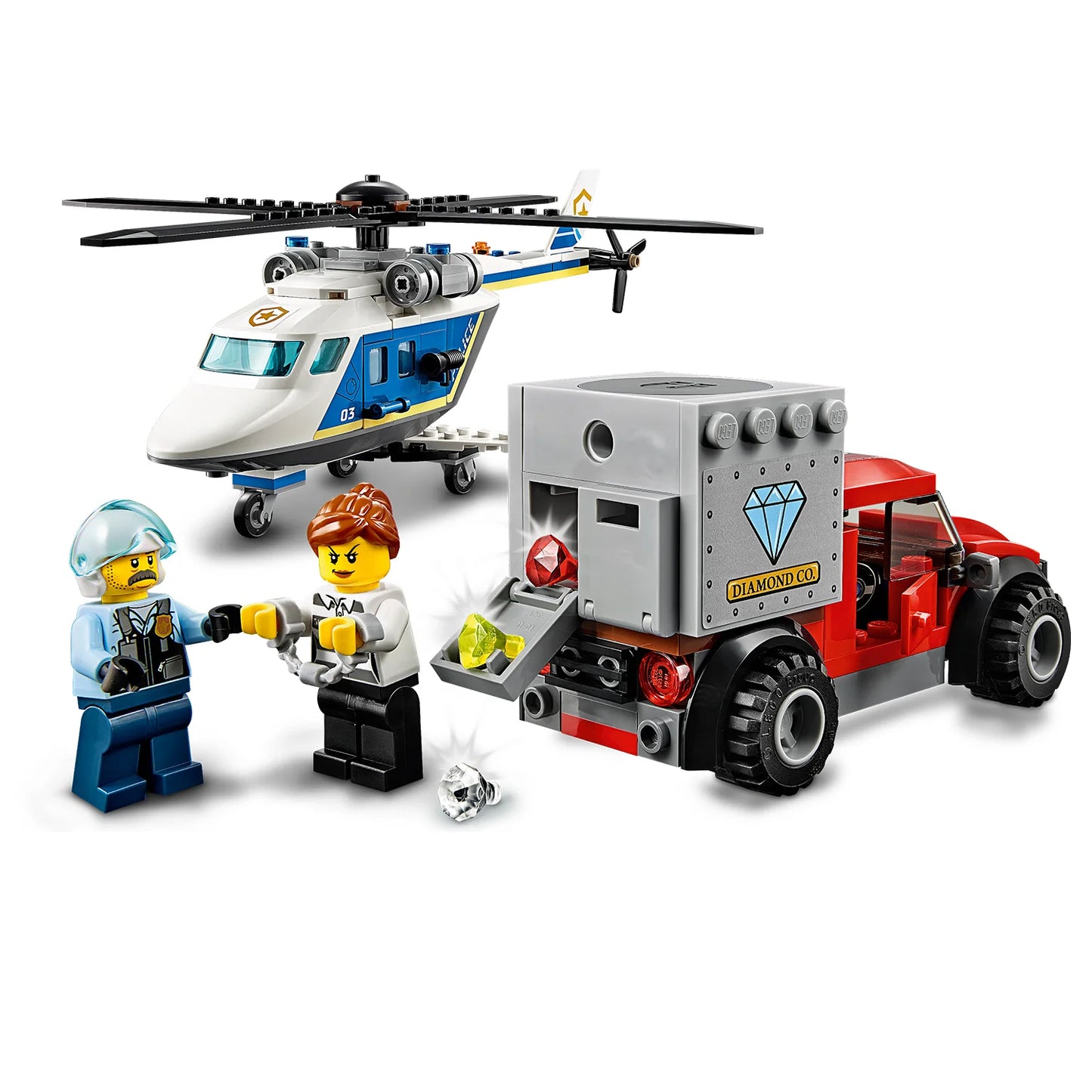 Politiehelikopter achtervolging-LEGO City