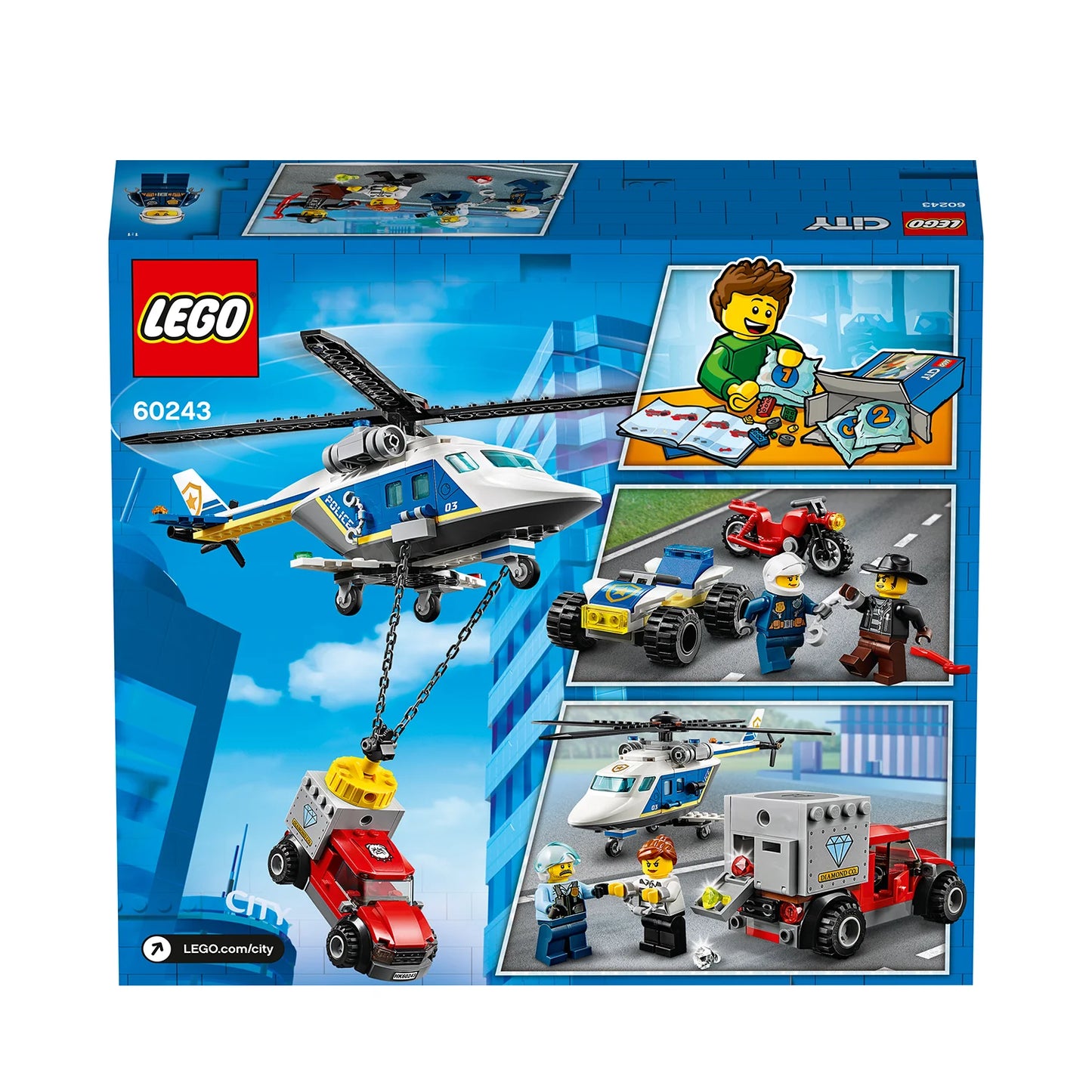 Politiehelikopter achtervolging-LEGO City