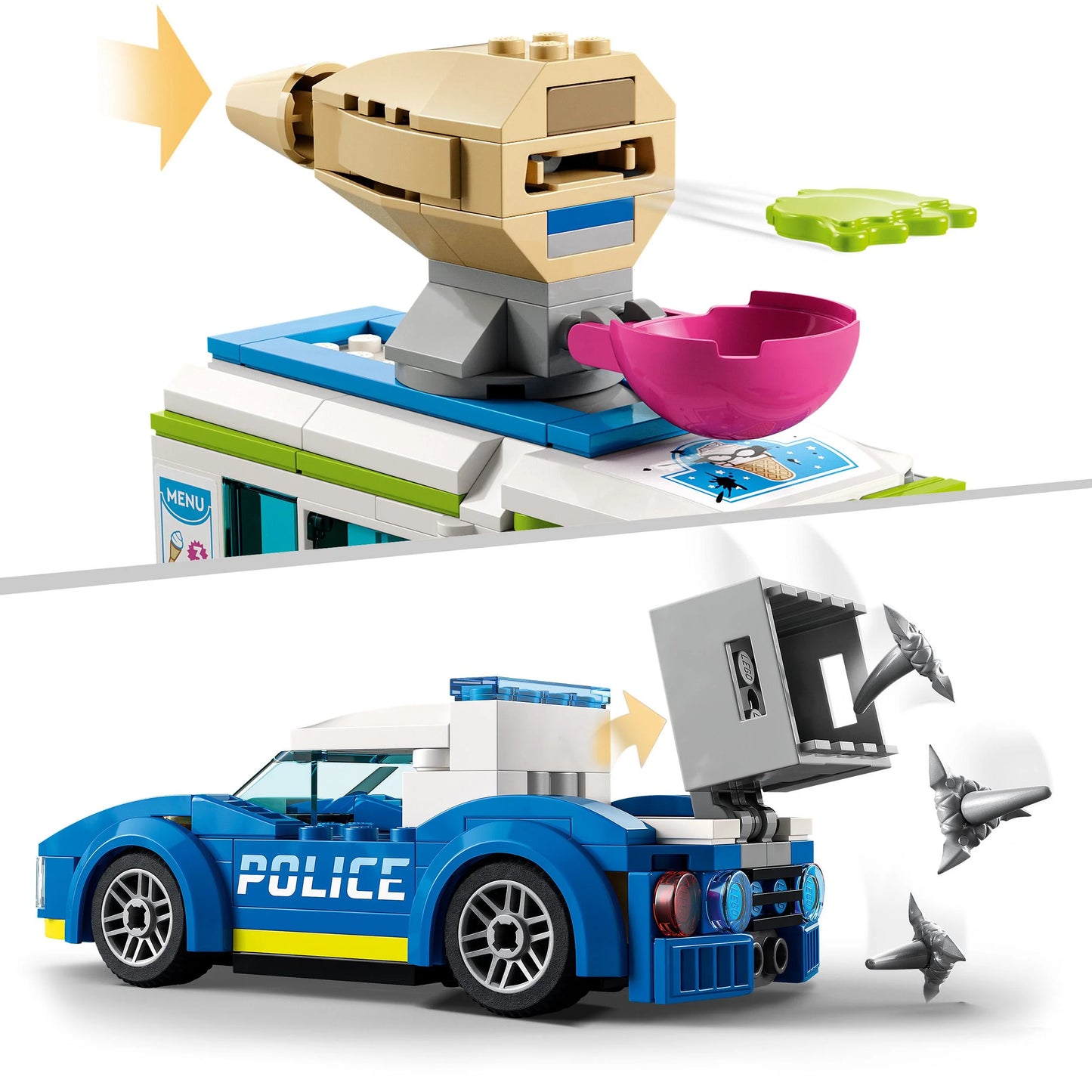IJswagen politieachtervolging-LEGO City