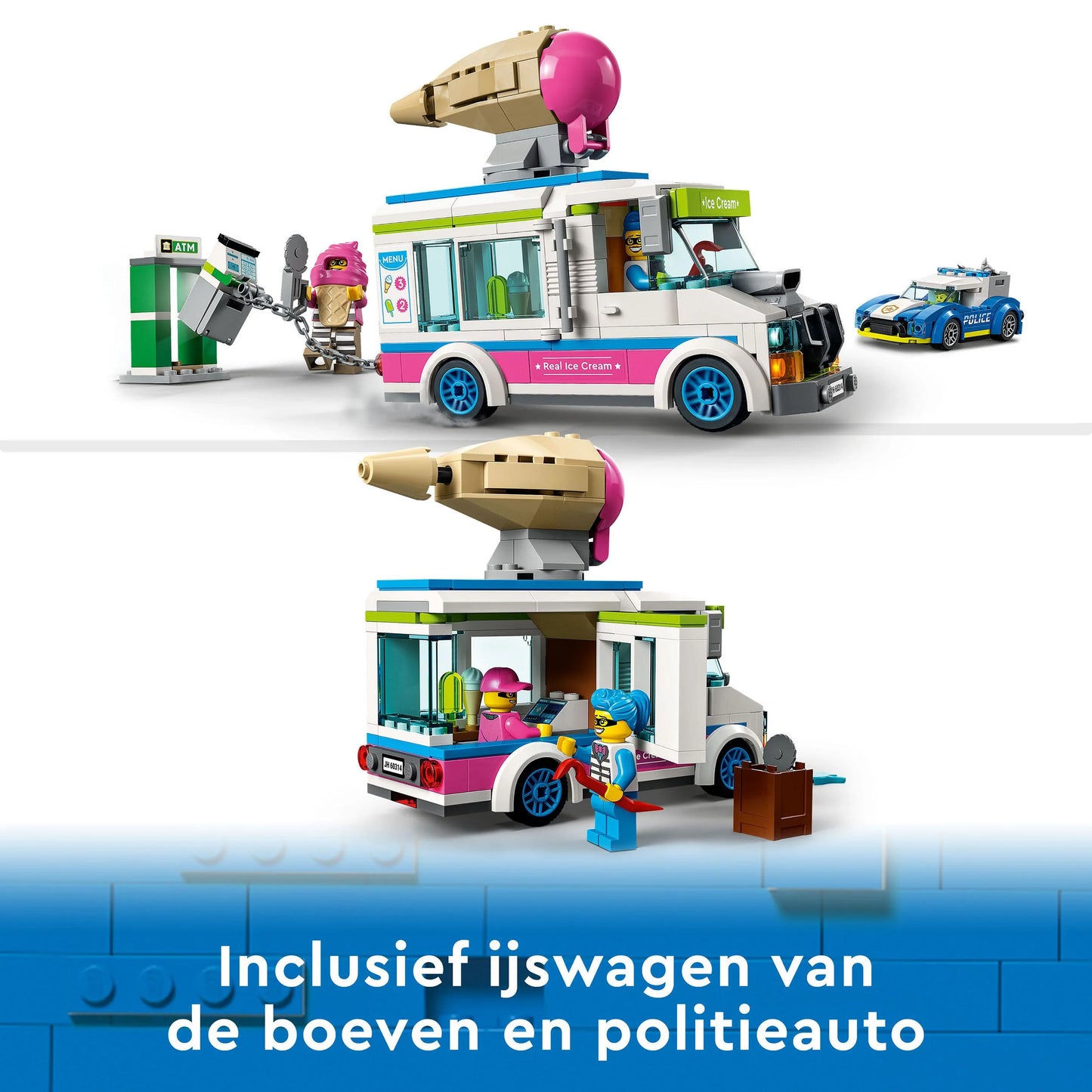 IJswagen politieachtervolging-LEGO City