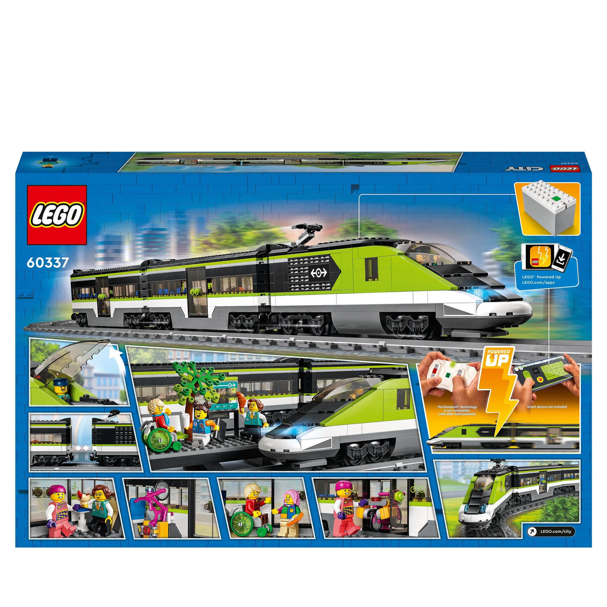 Passenger express train LEGO City Brugs Brickhouse
