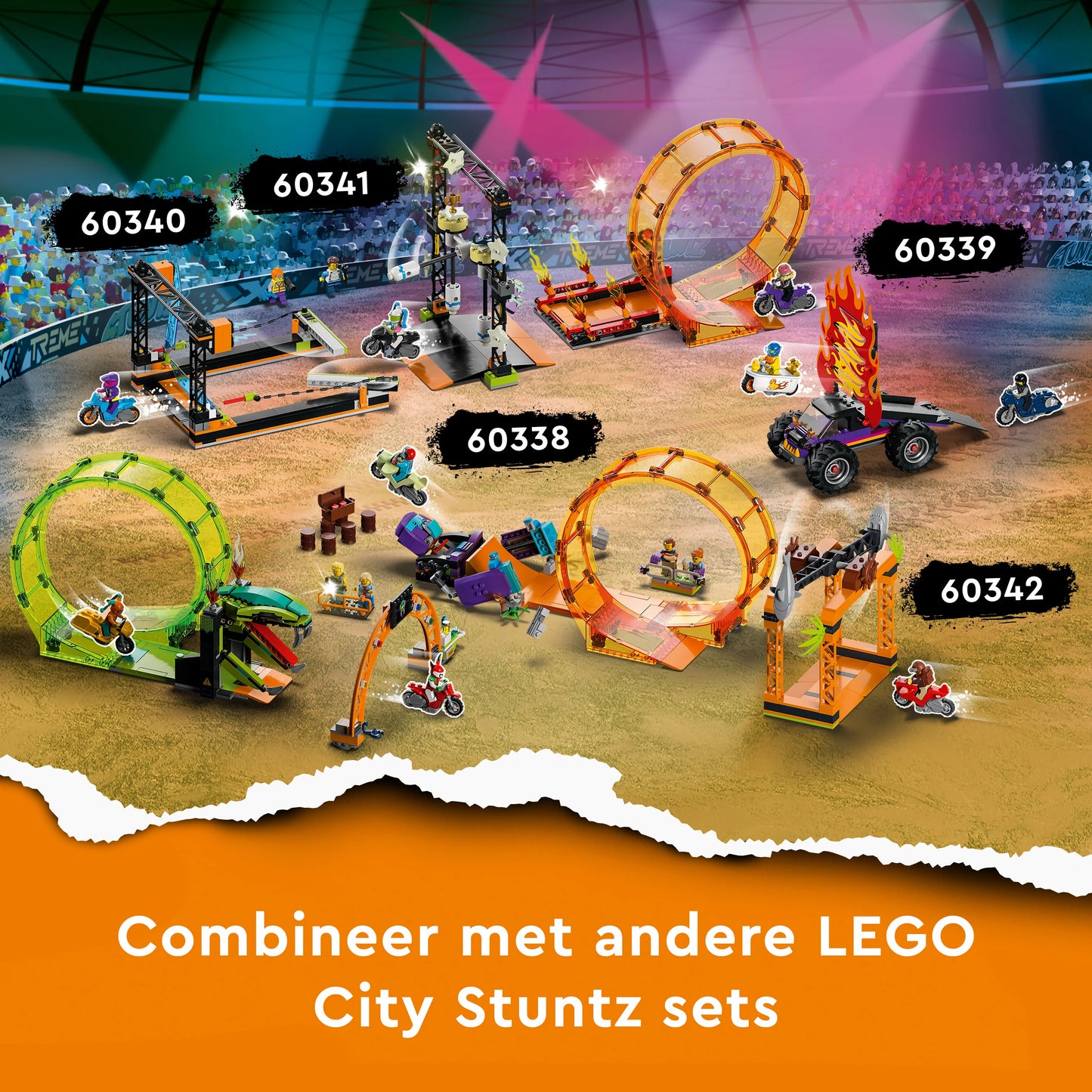 Dubbele Looping Stuntarena-LEGO City