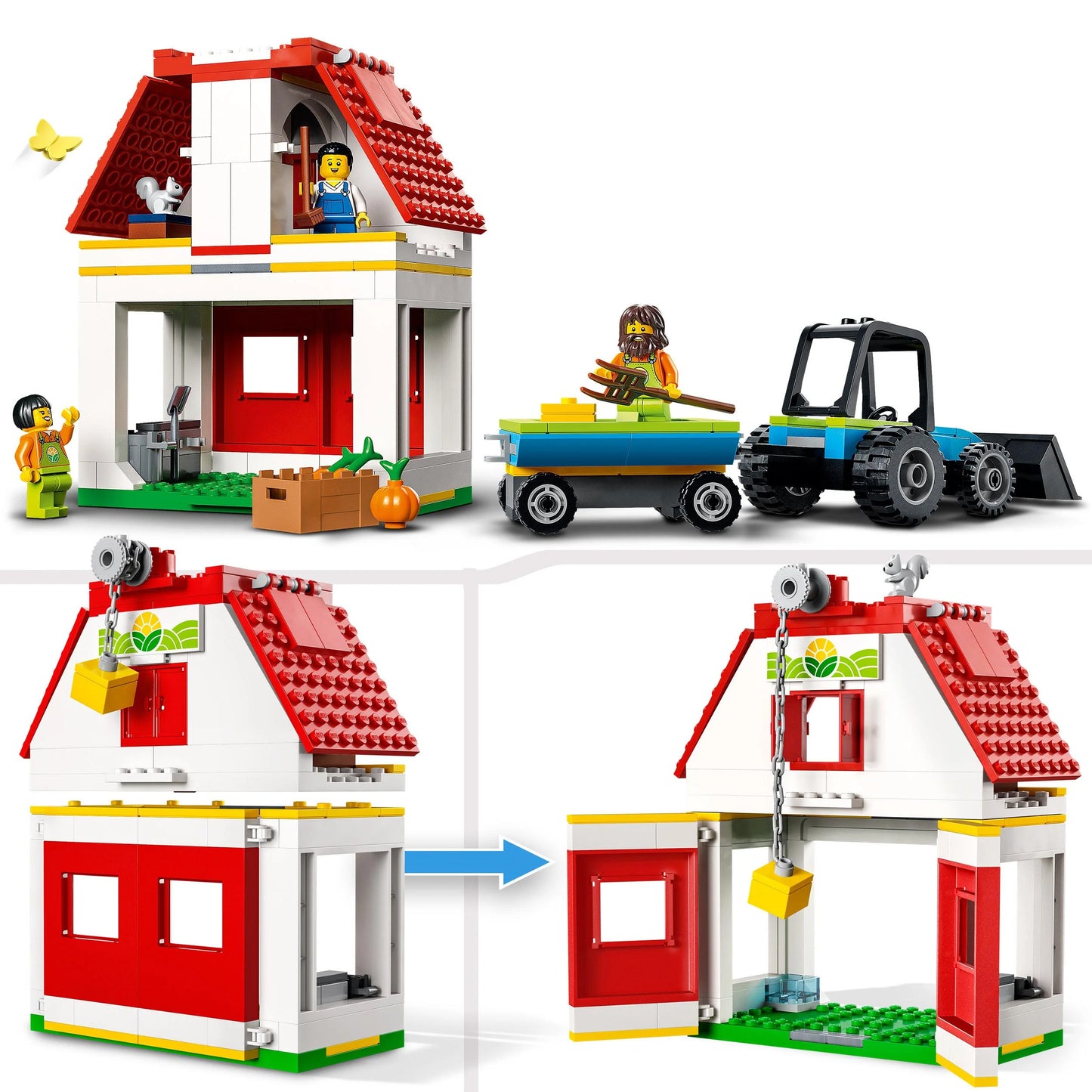 Schuur en boerderijdieren-LEGO City