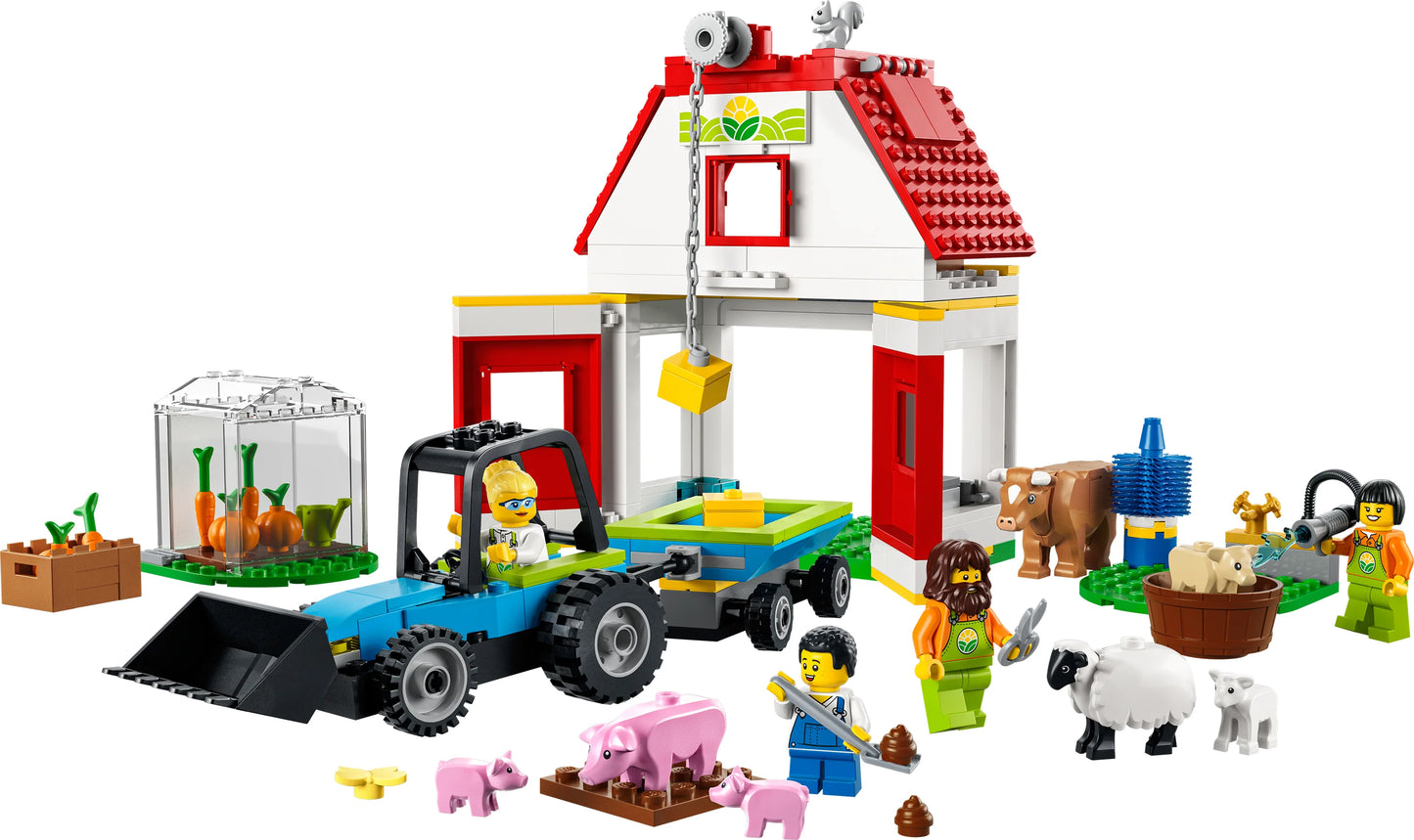 Schuur en boerderijdieren-LEGO City