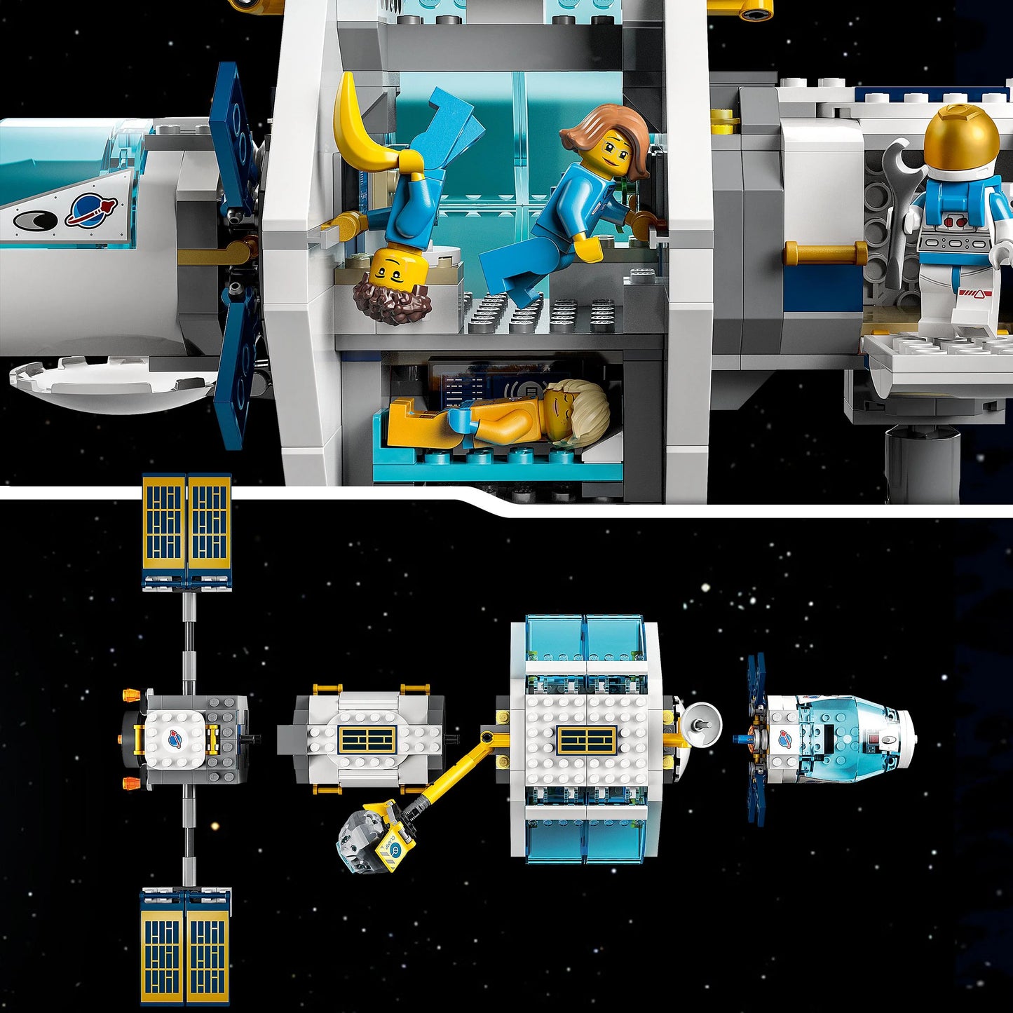 Space station on the moon - LEGO City