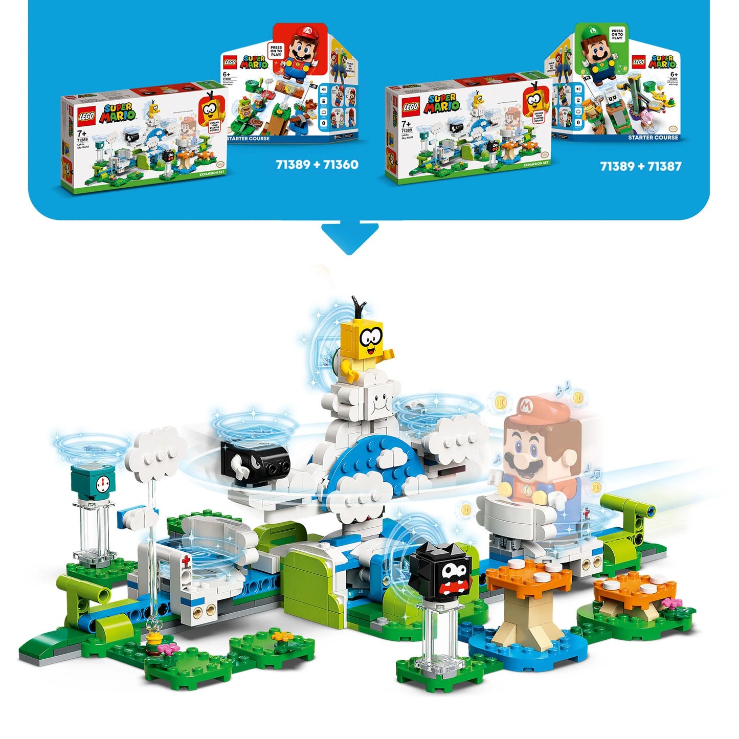 Ex Lakitu s Cloud World LEGO Super Mario Brugs Brickhouse